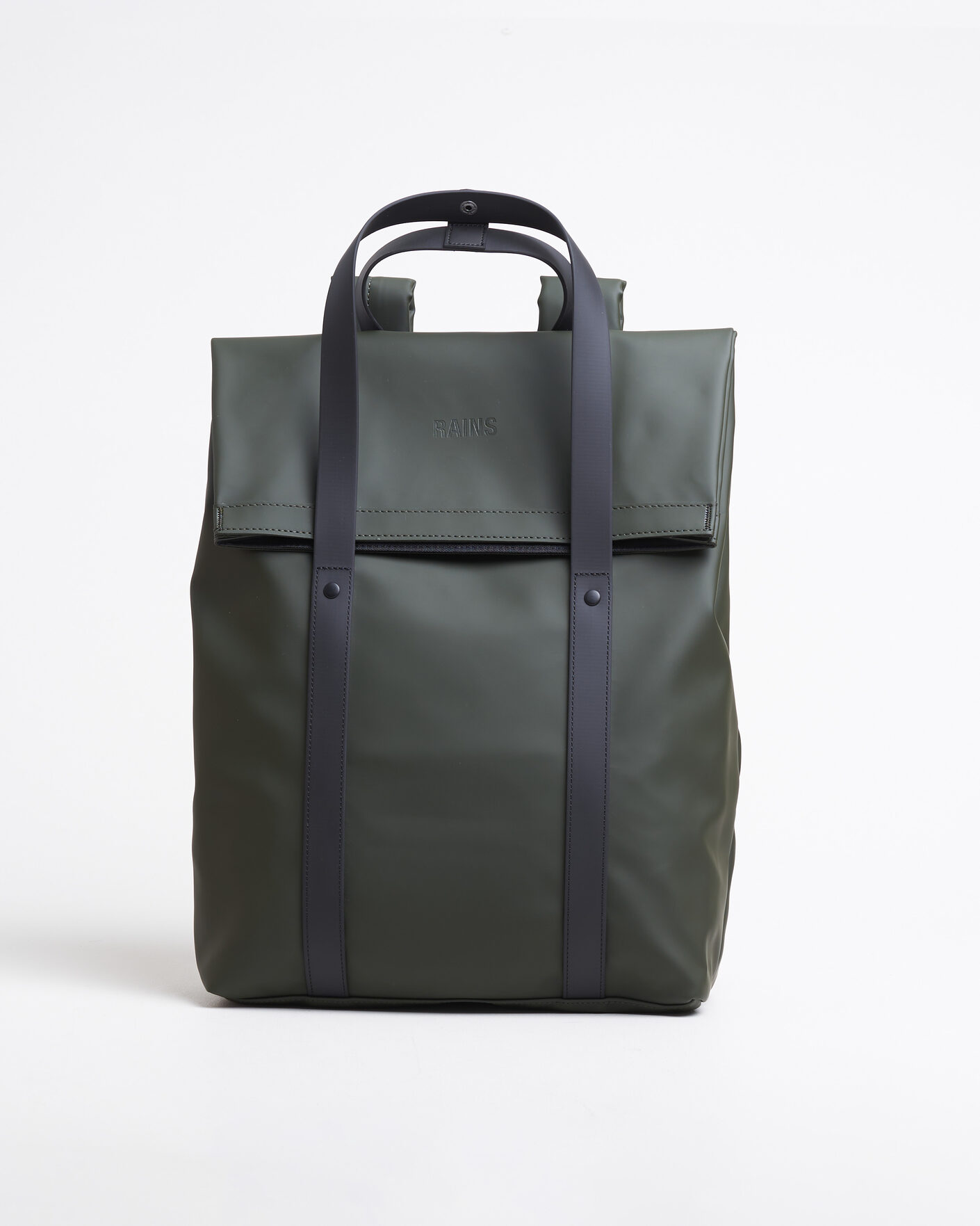 Uomini | Borse | RAINS | 2 Way Tote Backpack Black Green