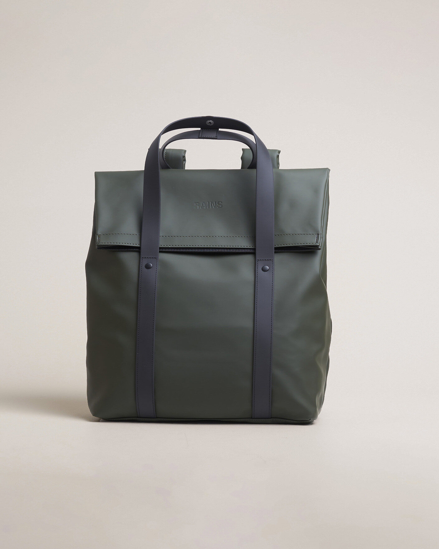 Uomini | Borse | RAINS | 2 Way Tote Backpack Black Green