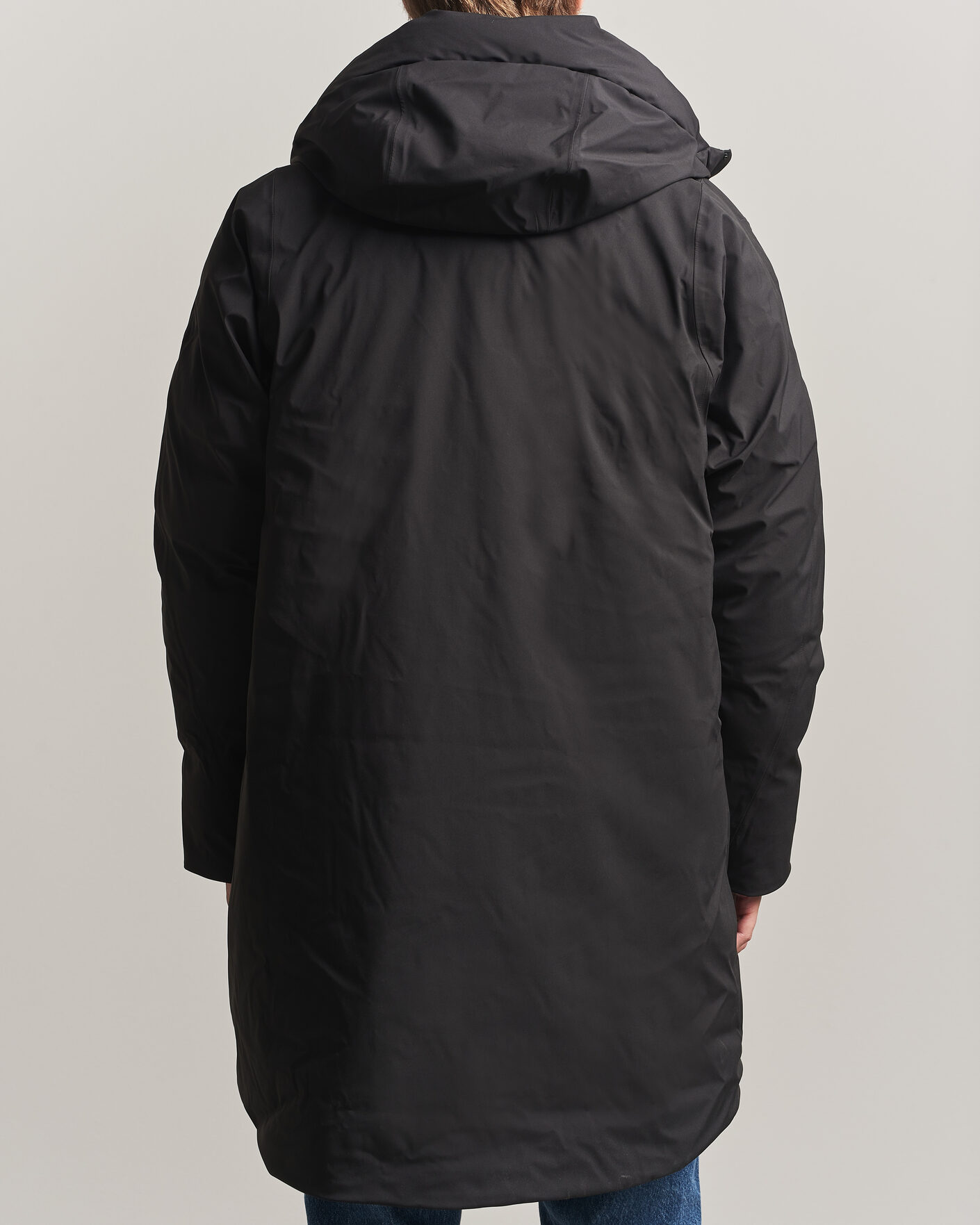 Uomini | Giacche | RAINS | Sarna Long Puffer Jacket Black