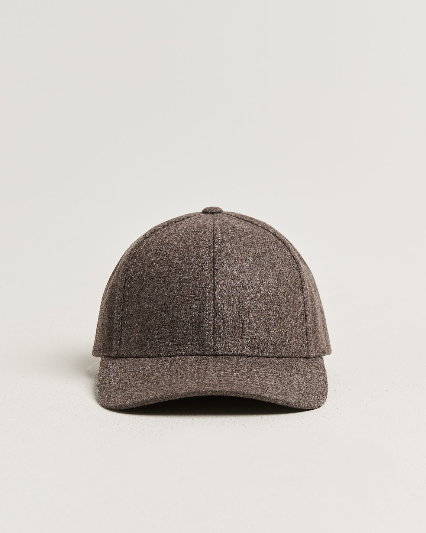 Uomini | Cappelli & Berretti | Varsity Headwear | Merino Wool Baseball Cap Taupe Brown