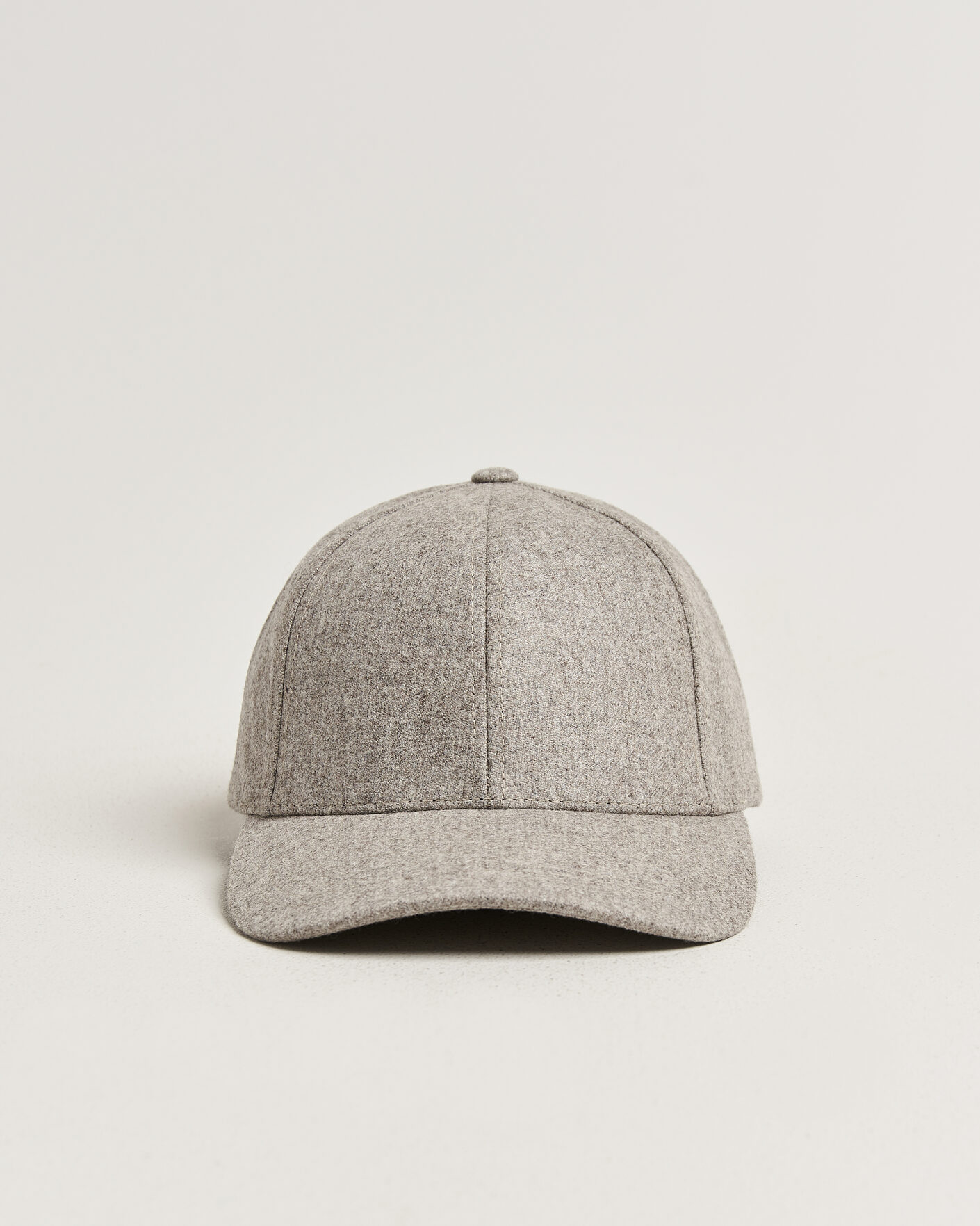Uomini | Cappelli & Berretti | Varsity Headwear | Merino Wool Baseball Cap Umber Beige