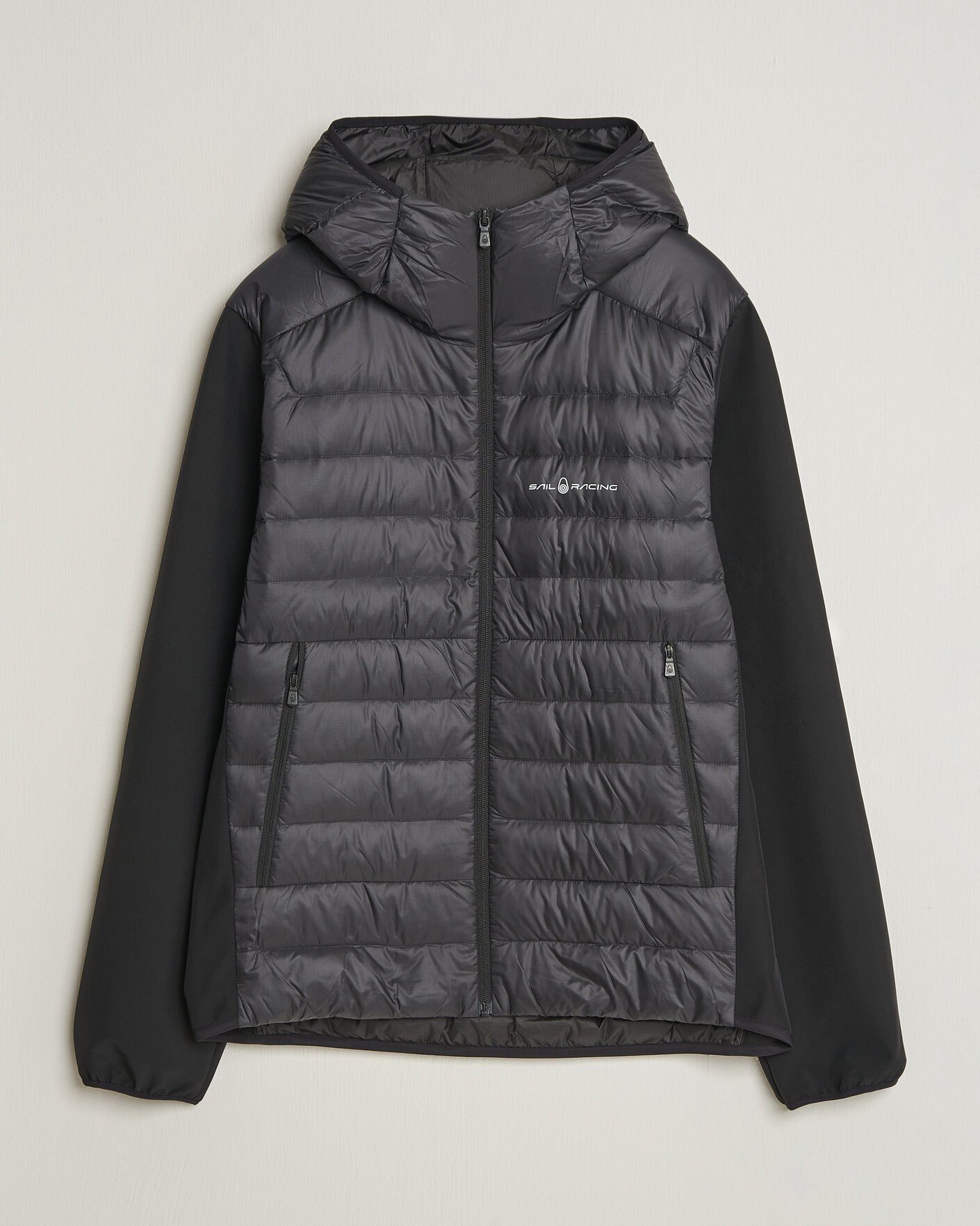 Uomini | Giacche | Sail Racing | Spray Down Hooded Hybrid Jacket Carbon