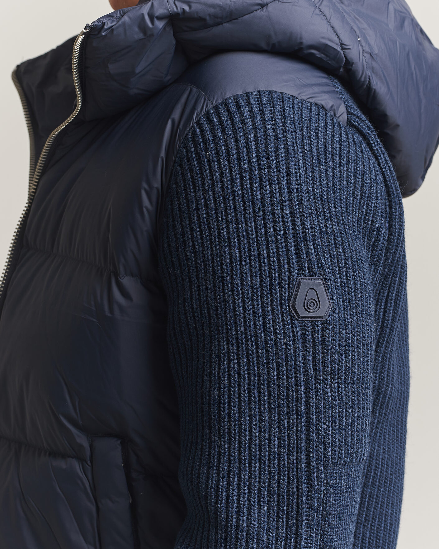 Uomini | Giacche | Sail Racing | Ridge Hooded Hybrid Jacket Dark Navy