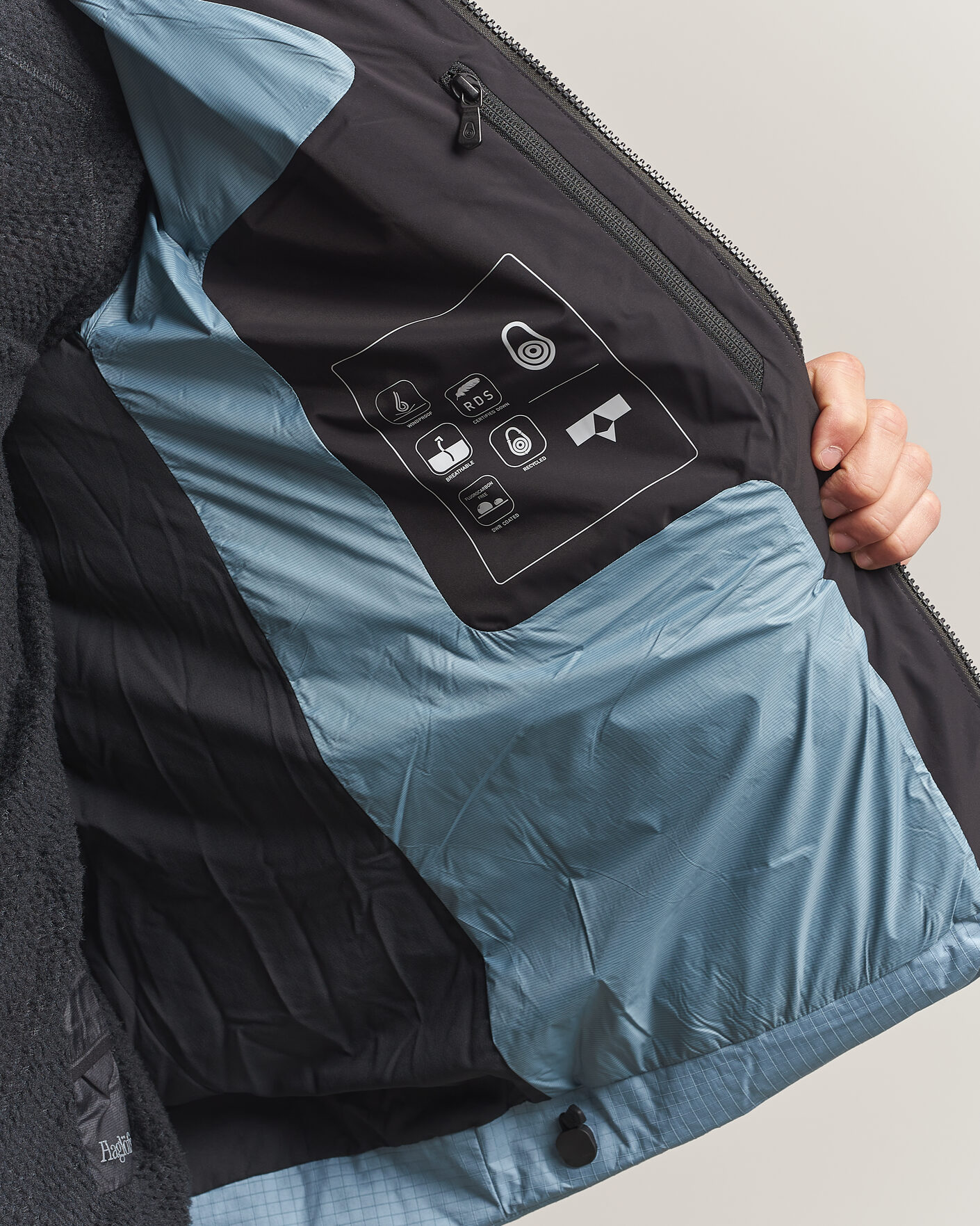 Uomini | Giacche | Sail Racing | Polar Down Hooded Jacket Aurora Blue