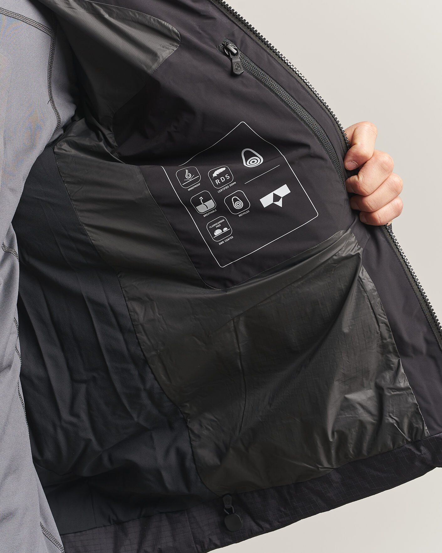 Uomini | Giacche | Sail Racing | Polar Down Hooded Jacket Carbon