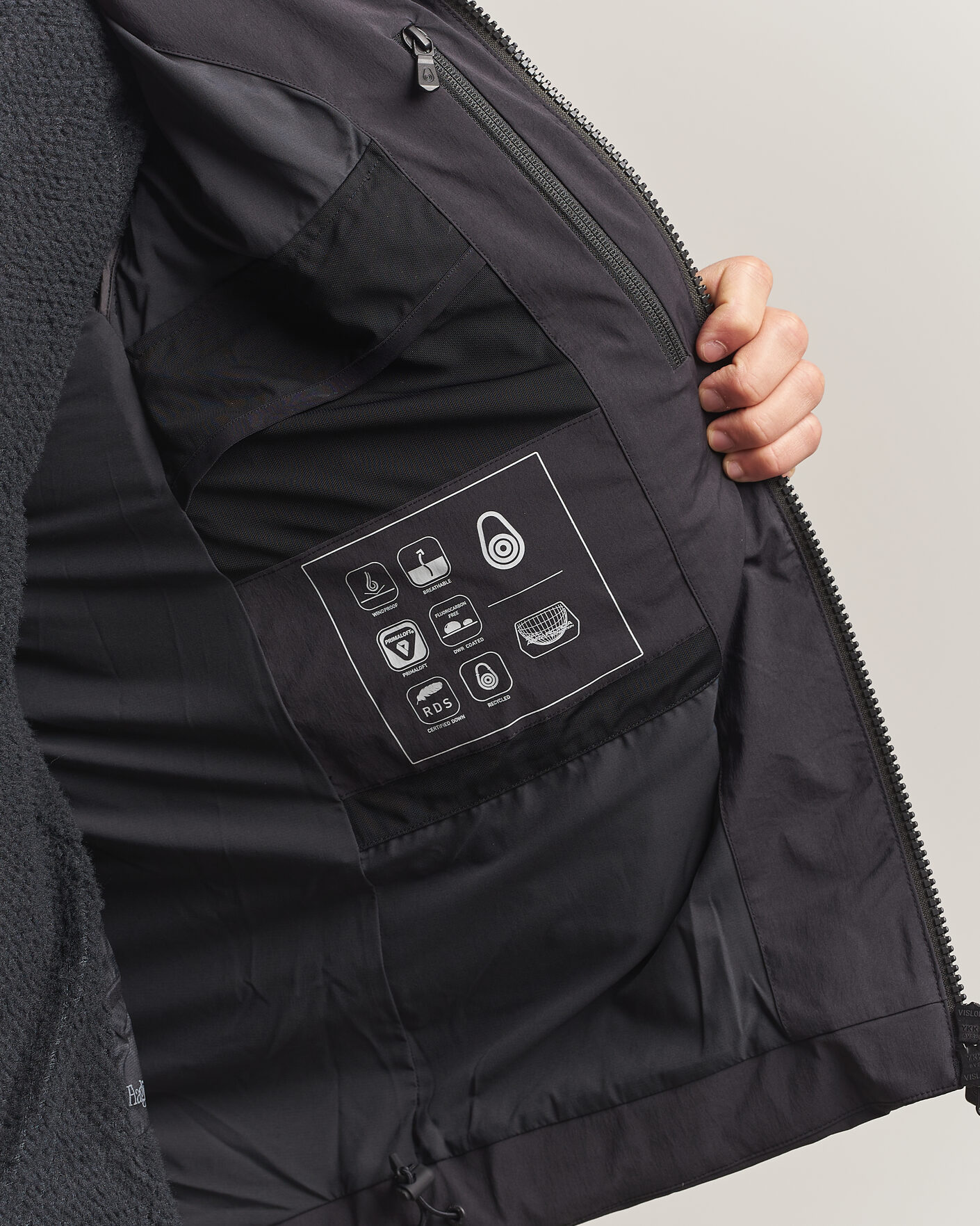 Uomini | Giacche | Sail Racing | Arc Down Hooded Jacket Carbon