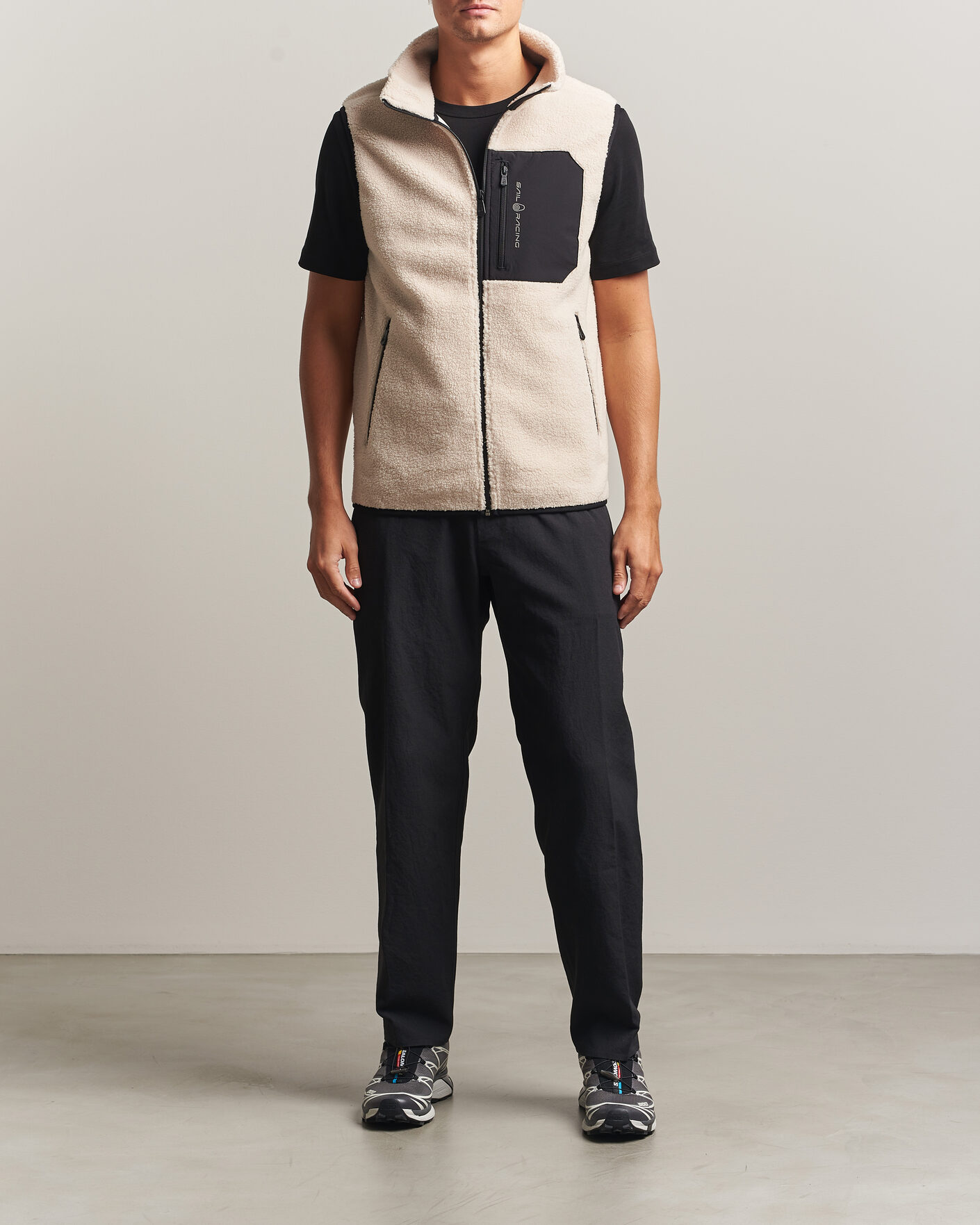 Uomini | Maglieria | Sail Racing | Bowman Pile Vest Ivory