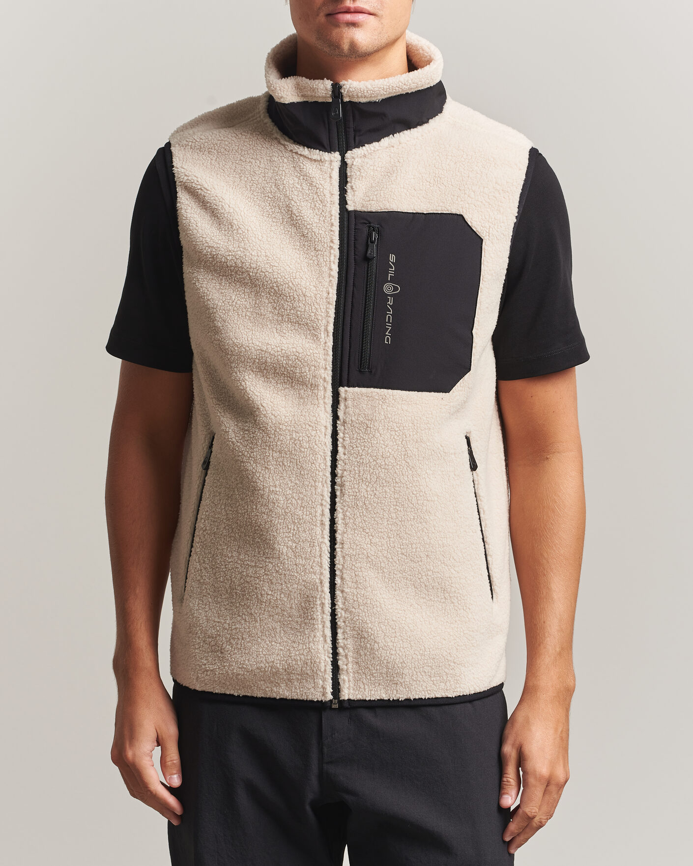 Uomini | Maglieria | Sail Racing | Bowman Pile Vest Ivory
