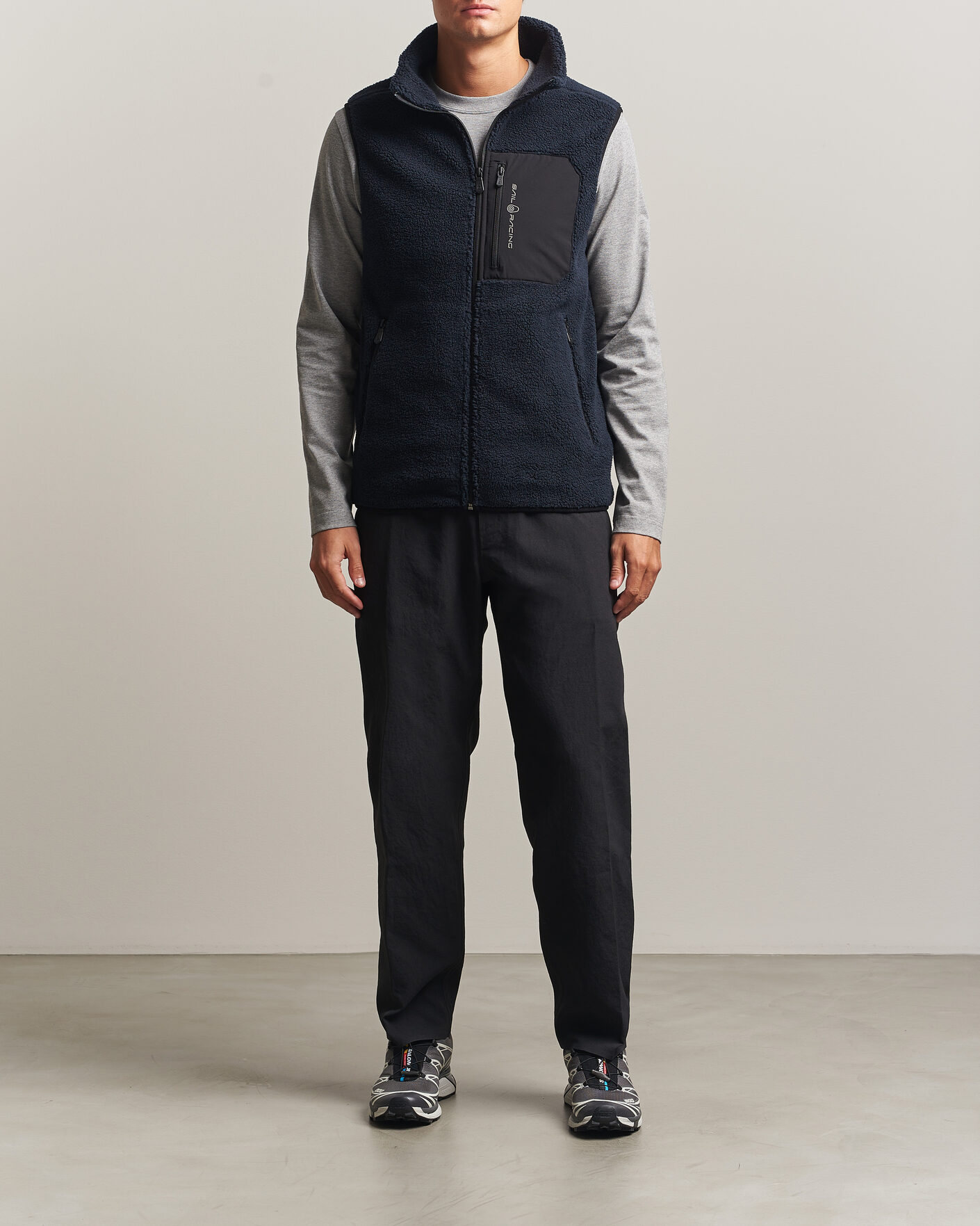 Uomini | Maglieria | Sail Racing | Bowman Pile Vest Dark Navy