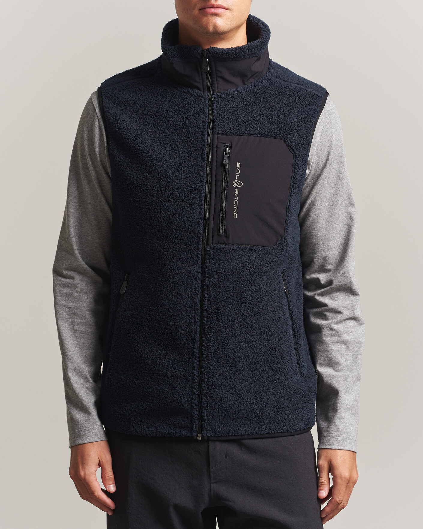 Uomini | Maglieria | Sail Racing | Bowman Pile Vest Dark Navy
