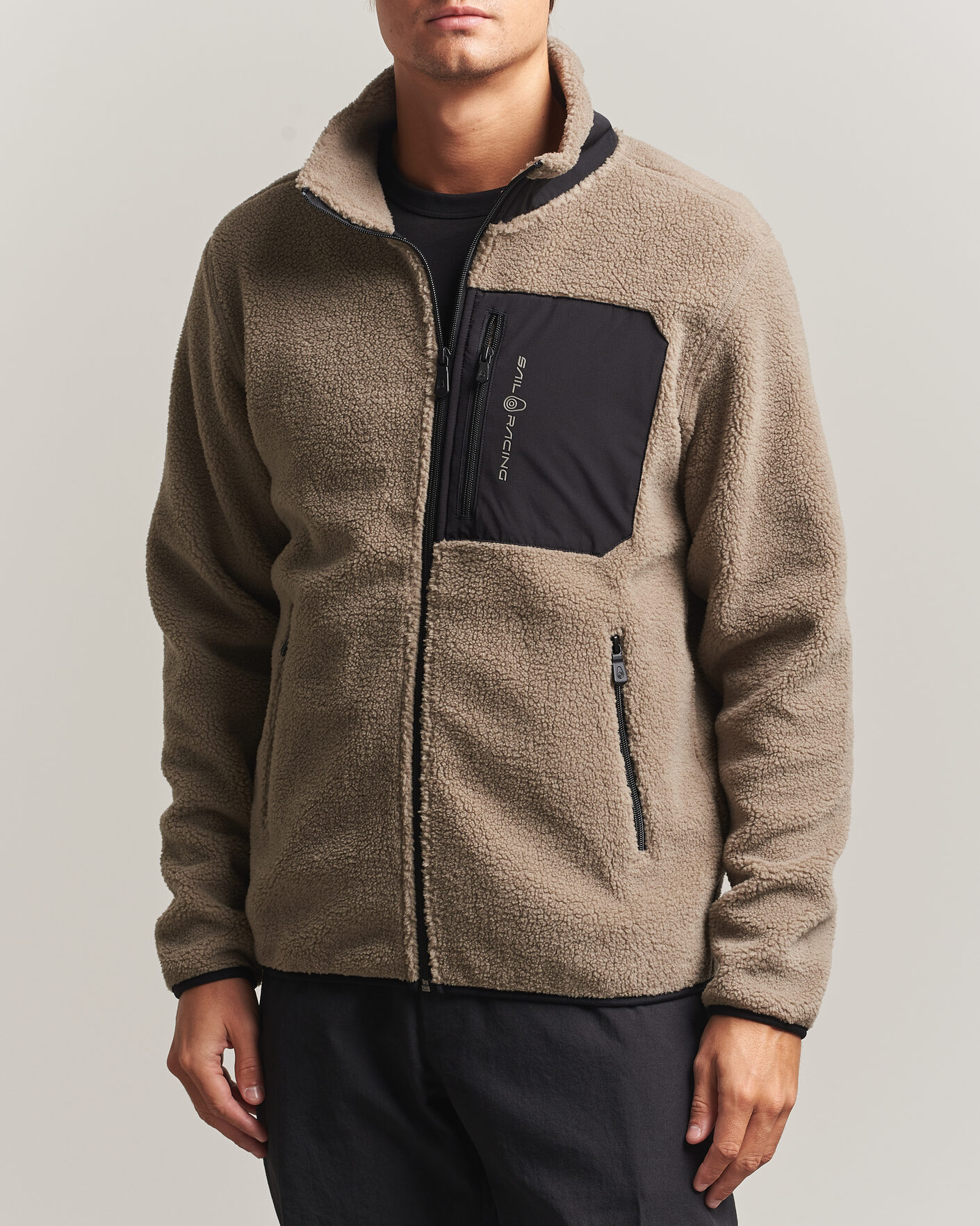 Uomini | Maglieria | Sail Racing | Bowman Pile Full Zip Sand
