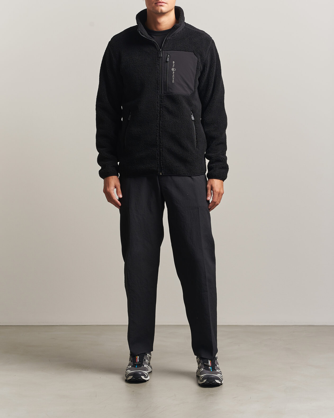 Uomini | Maglieria | Sail Racing | Bowman Pile Full Zip Carbon