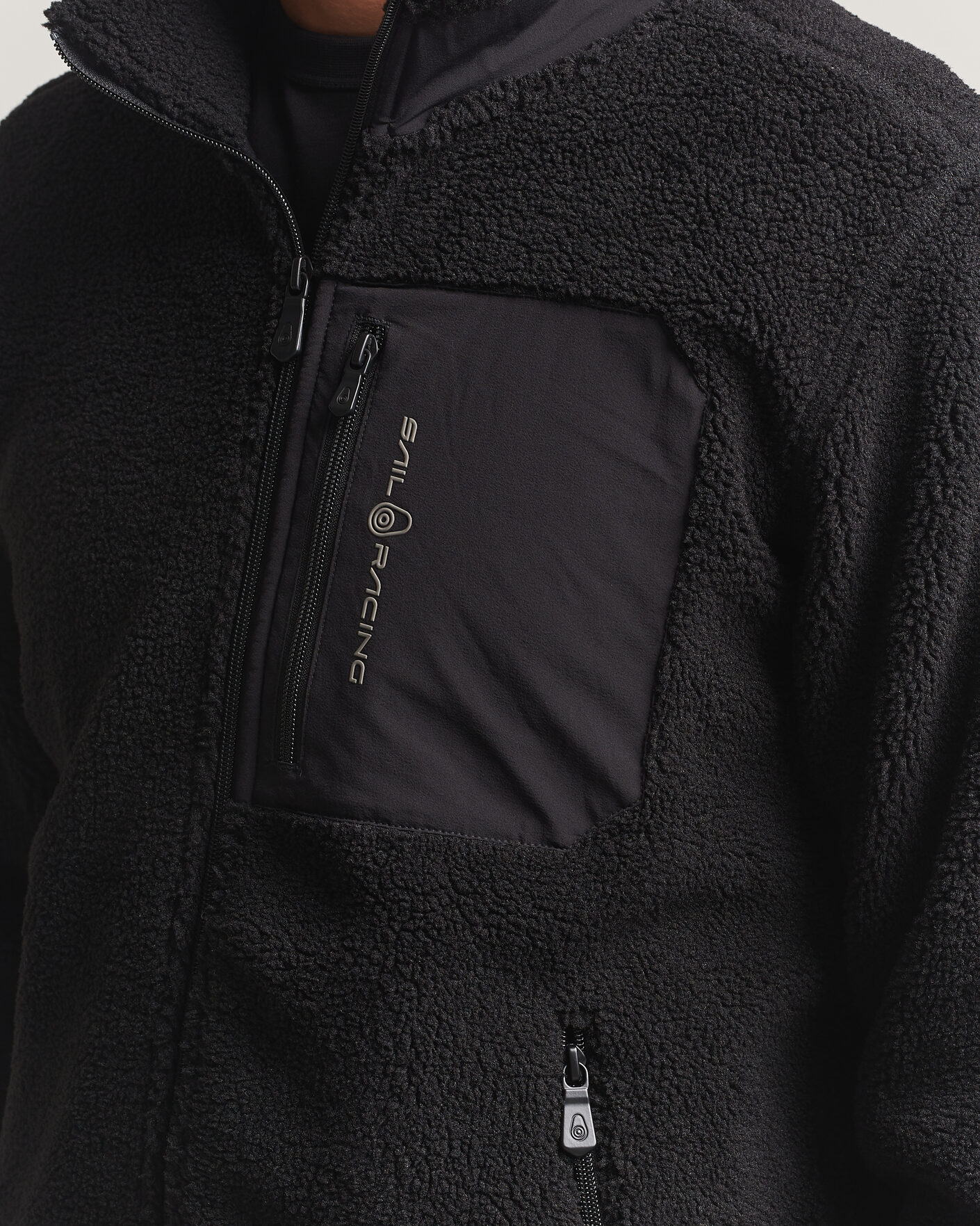 Uomini | Maglieria | Sail Racing | Bowman Pile Full Zip Carbon