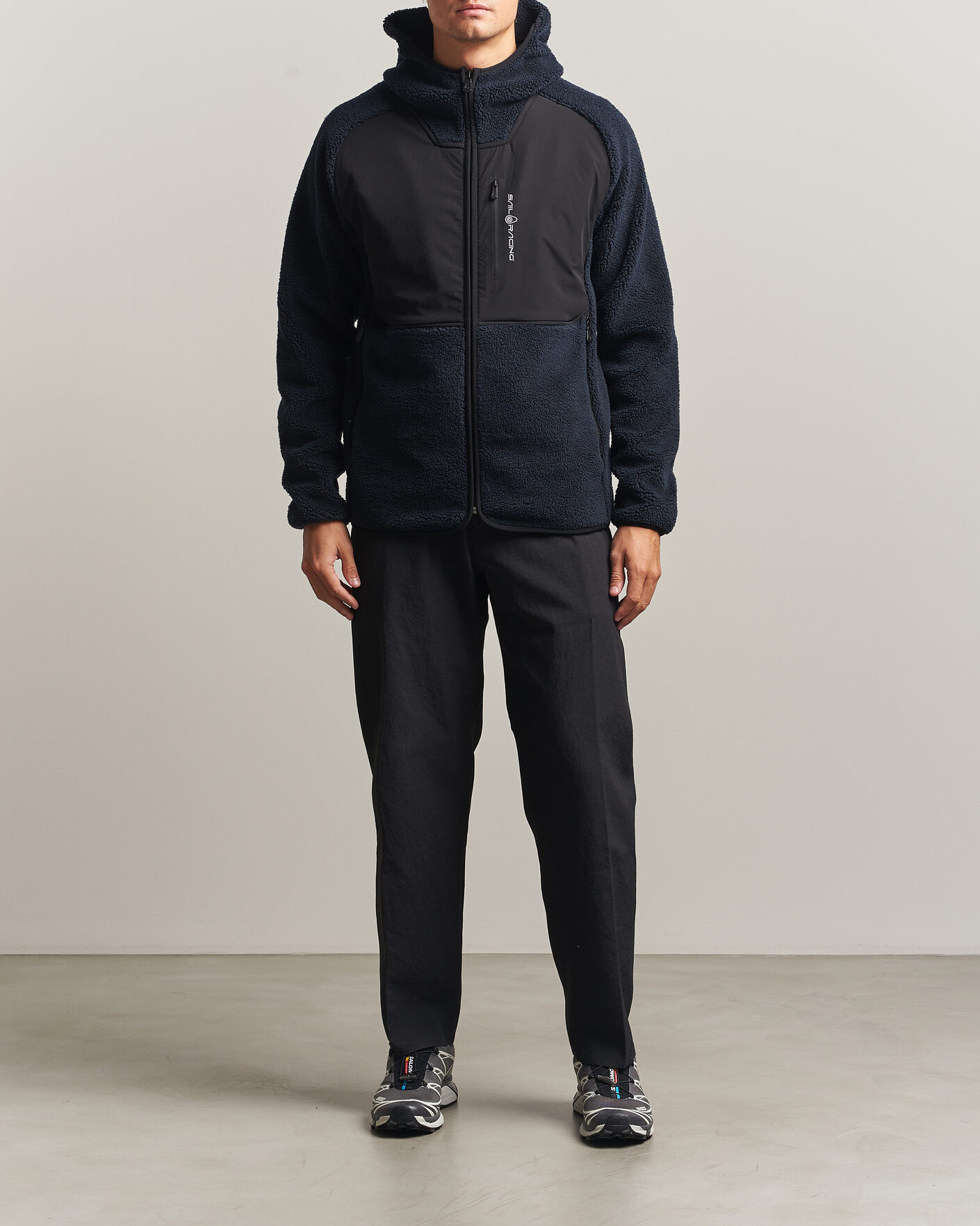 Uomini | Maglieria | Sail Racing | Patrol Pile Full Zip Hoodie Dark Navy