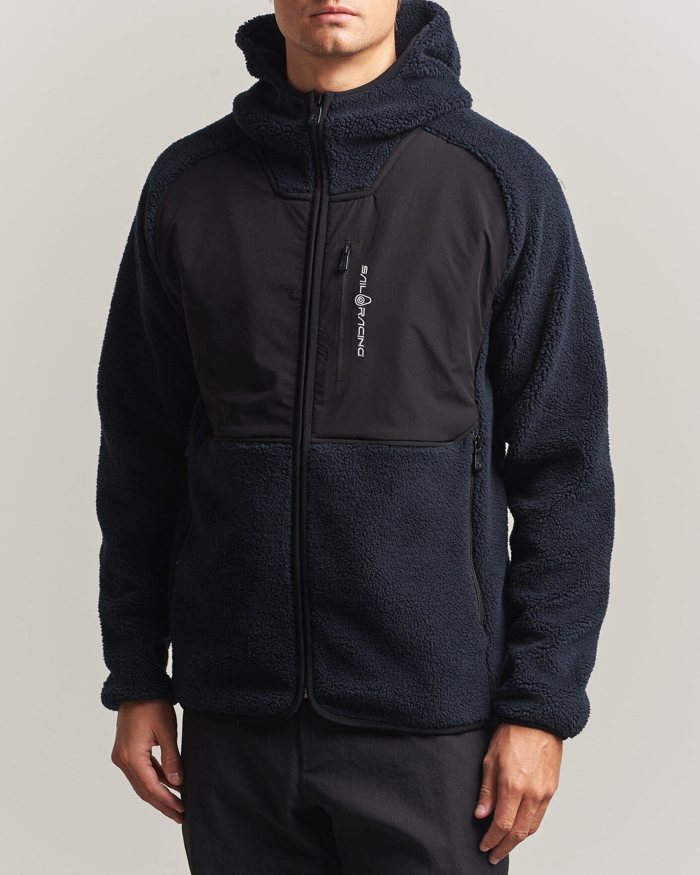 Uomini | Maglieria | Sail Racing | Patrol Pile Full Zip Hoodie Dark Navy