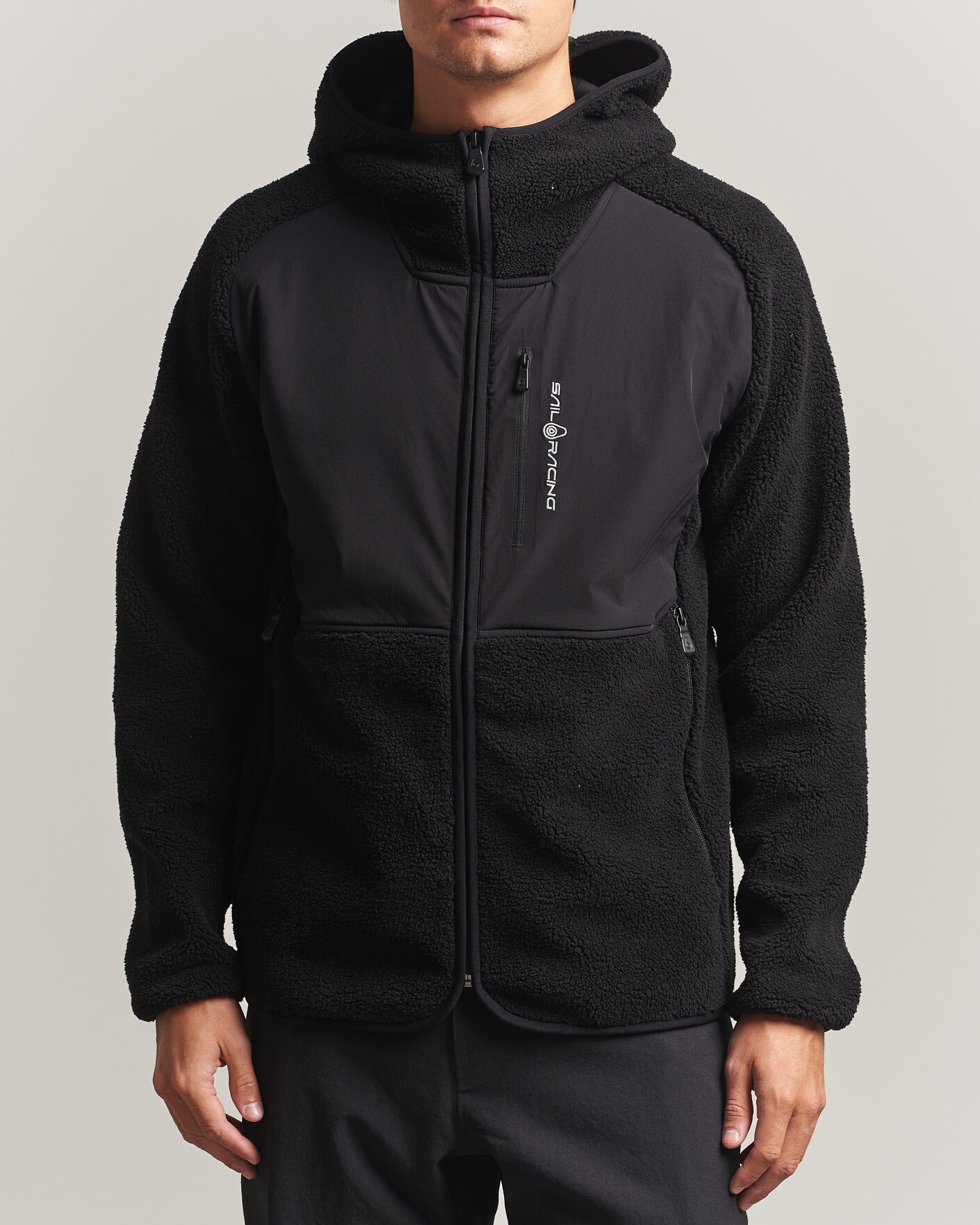 Uomini | Maglieria | Sail Racing | Patrol Pile Full Zip Hoodie Carbon