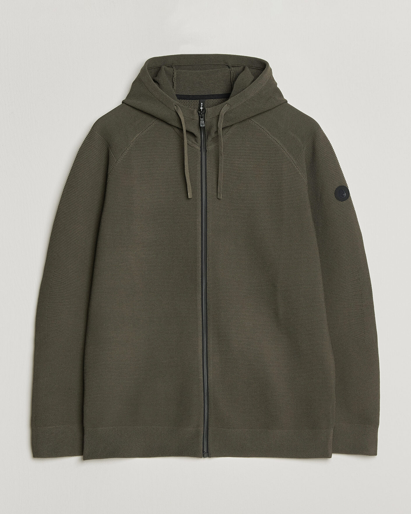 Uomini | Maglieria | Sail Racing | Element Seamless Full Zip Hoodie Mud Green