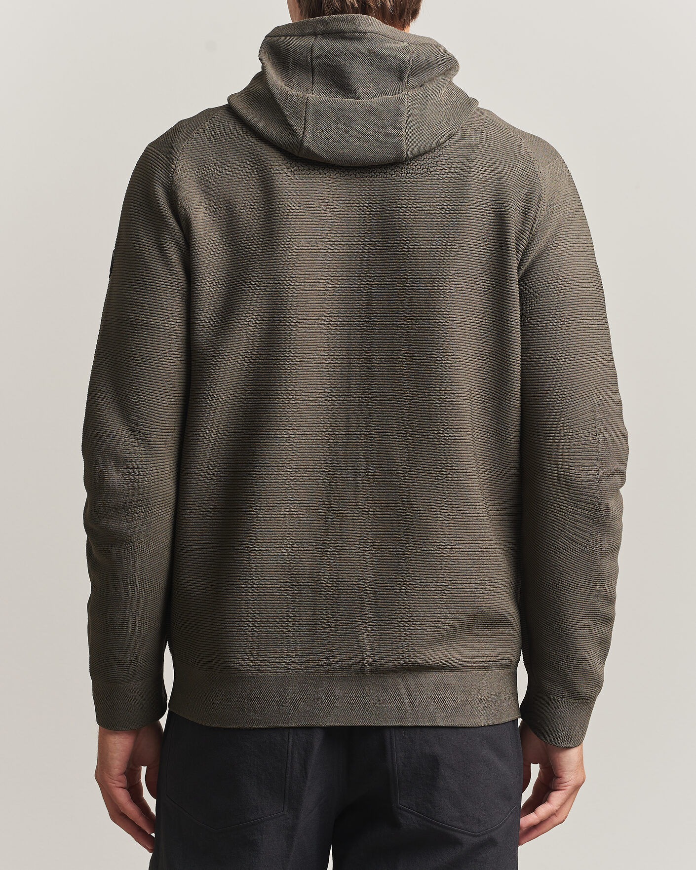 Uomini | Maglieria | Sail Racing | Element Seamless Full Zip Hoodie Mud Green