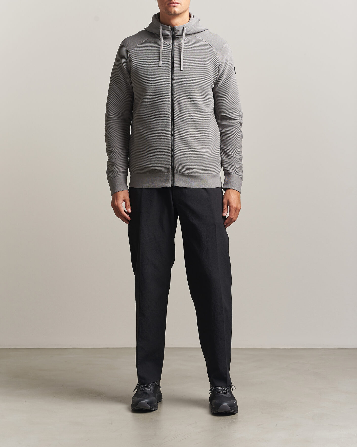 Uomini | Maglieria | Sail Racing | Element Seamless Full Zip Hoodie Frost Grey