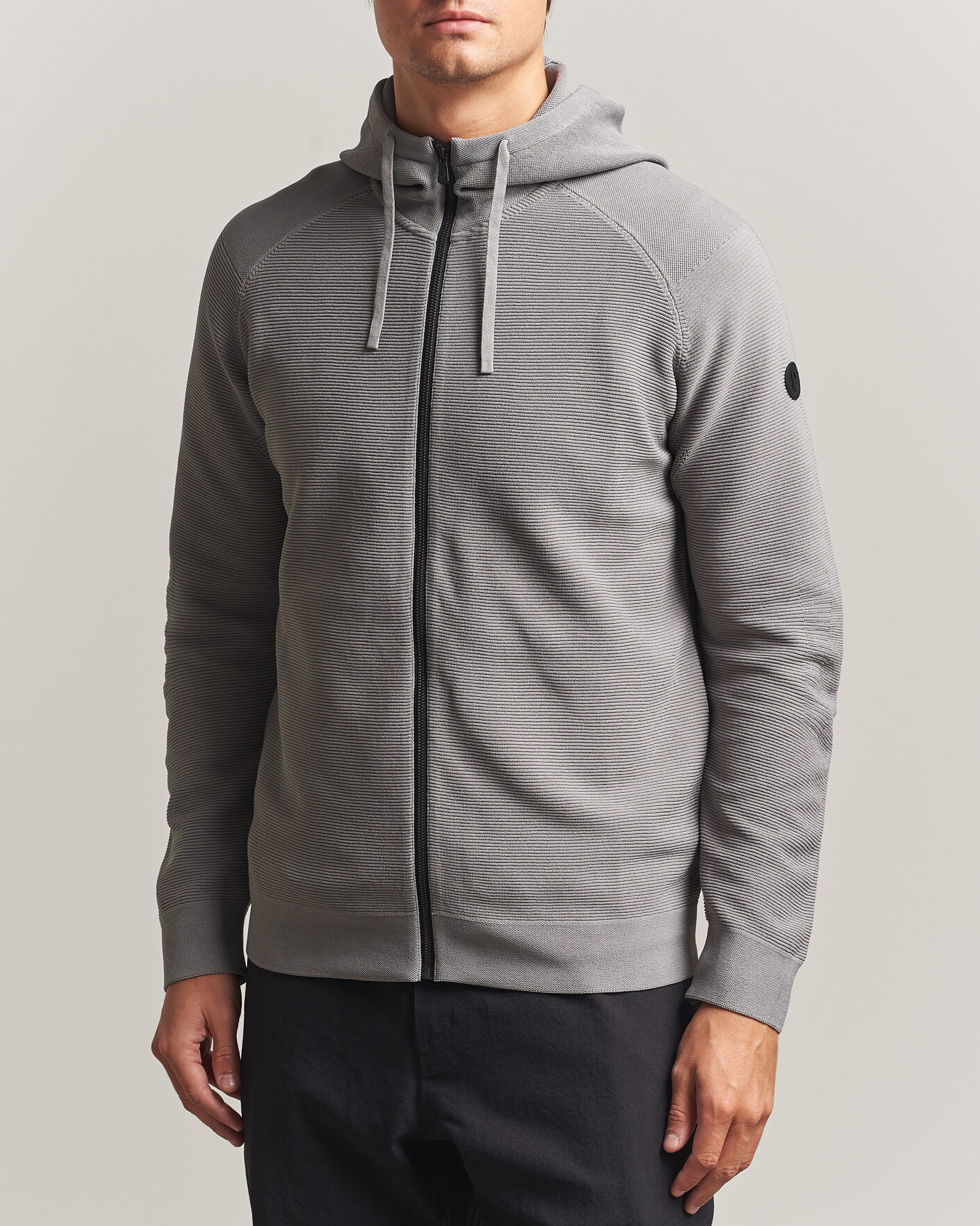 Uomini | Maglieria | Sail Racing | Element Seamless Full Zip Hoodie Frost Grey