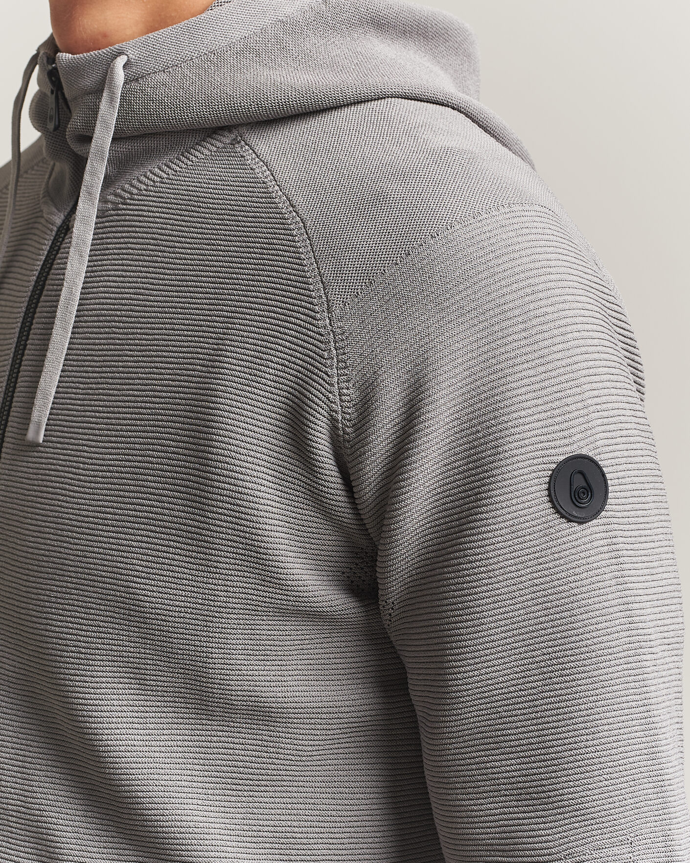 Uomini | Maglieria | Sail Racing | Element Seamless Full Zip Hoodie Frost Grey
