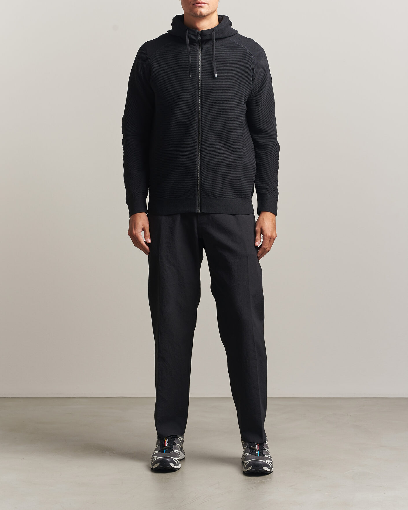 Uomini | Maglieria | Sail Racing | Element Seamless Full Zip Hoodie Carbon