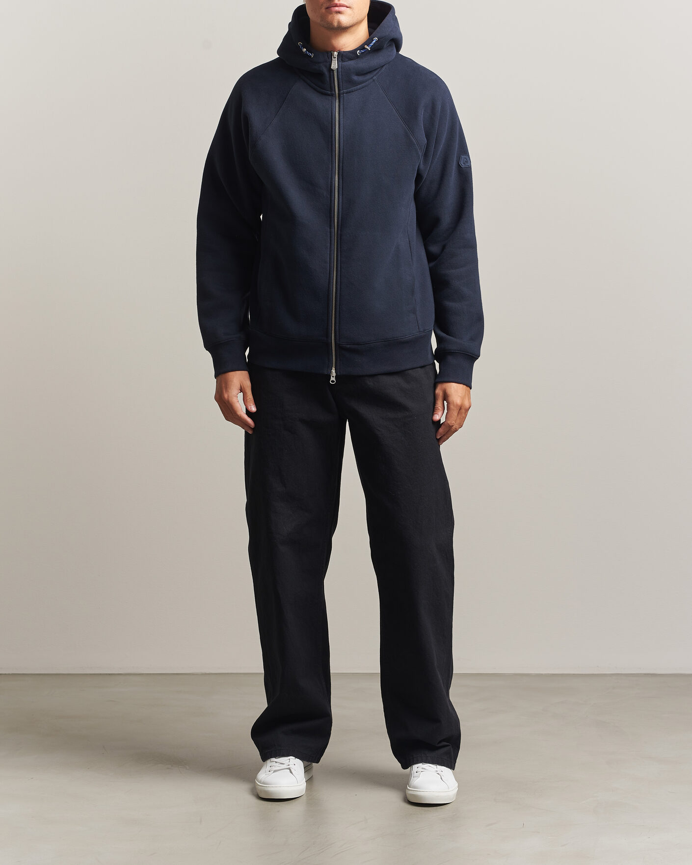 Uomini | Maglieria | Sail Racing | Flow Full Zip Hoodie Dark Navy
