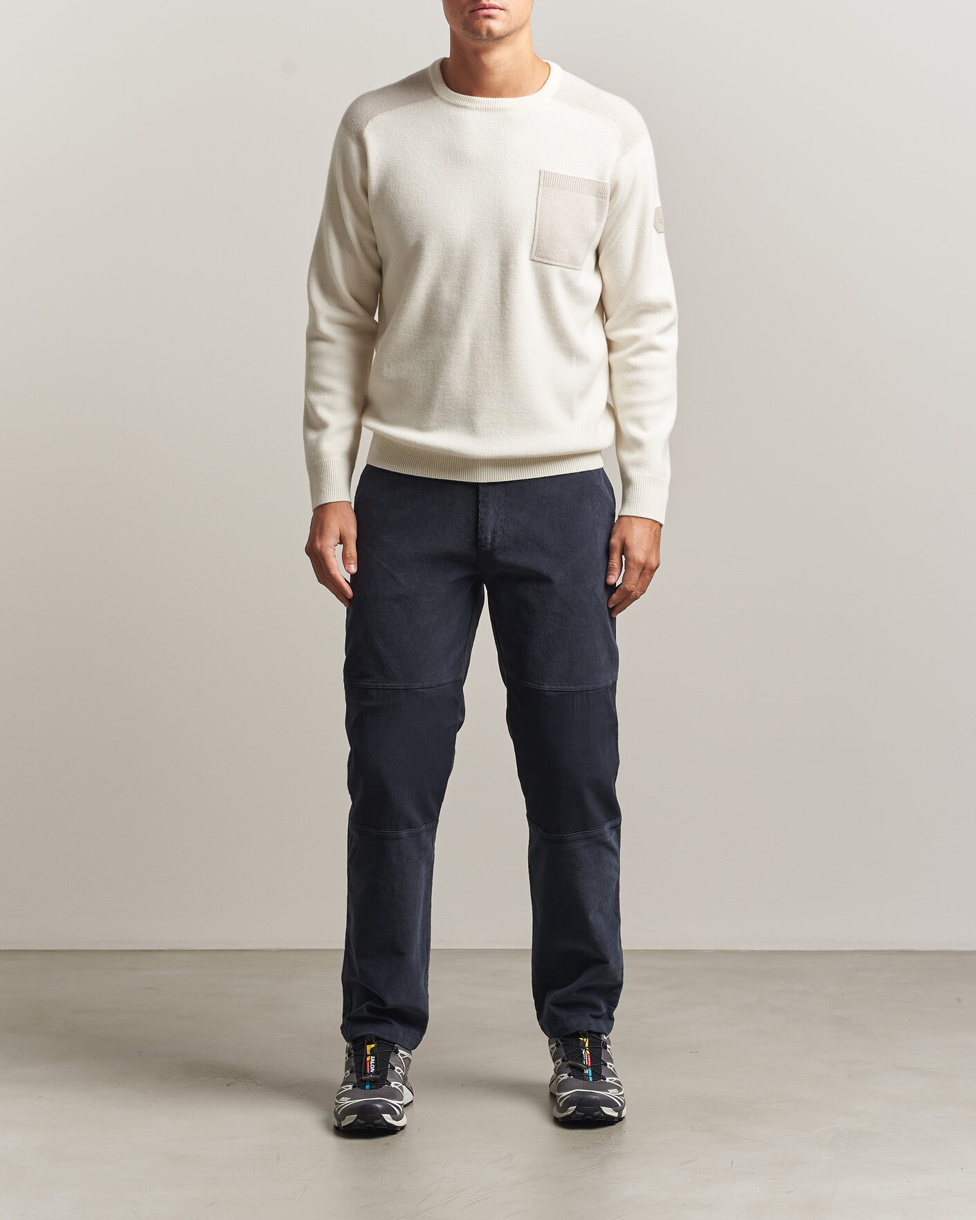 Uomini | Maglieria | Sail Racing | Spine Wool Knitted Sweater Off White