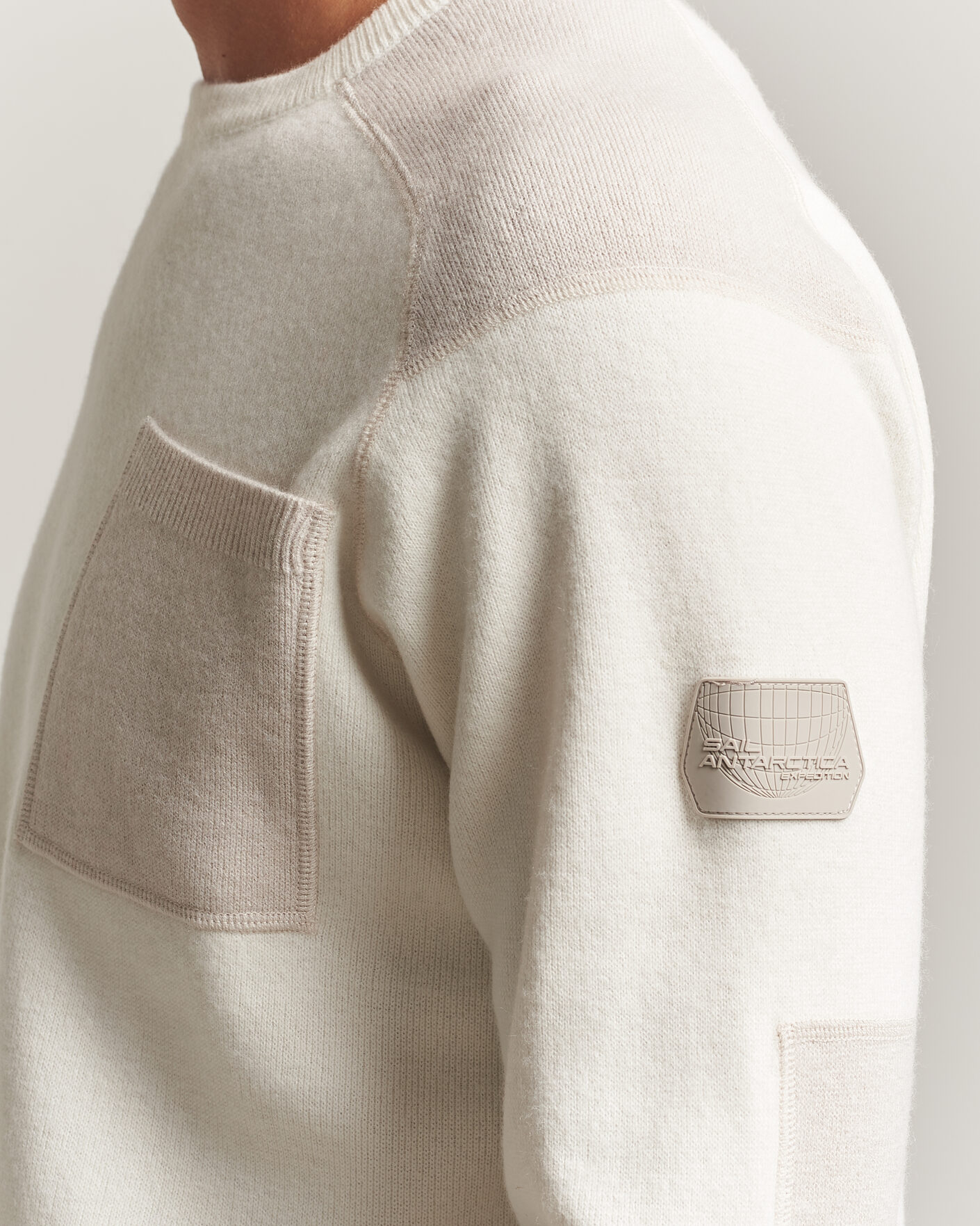 Uomini | Maglieria | Sail Racing | Spine Wool Knitted Sweater Off White