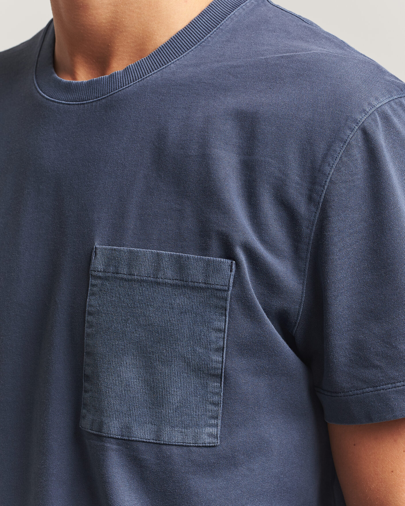 Uomini | T-shirt | Sail Racing | Grinder Corduroy T-Shirt Dark Navy