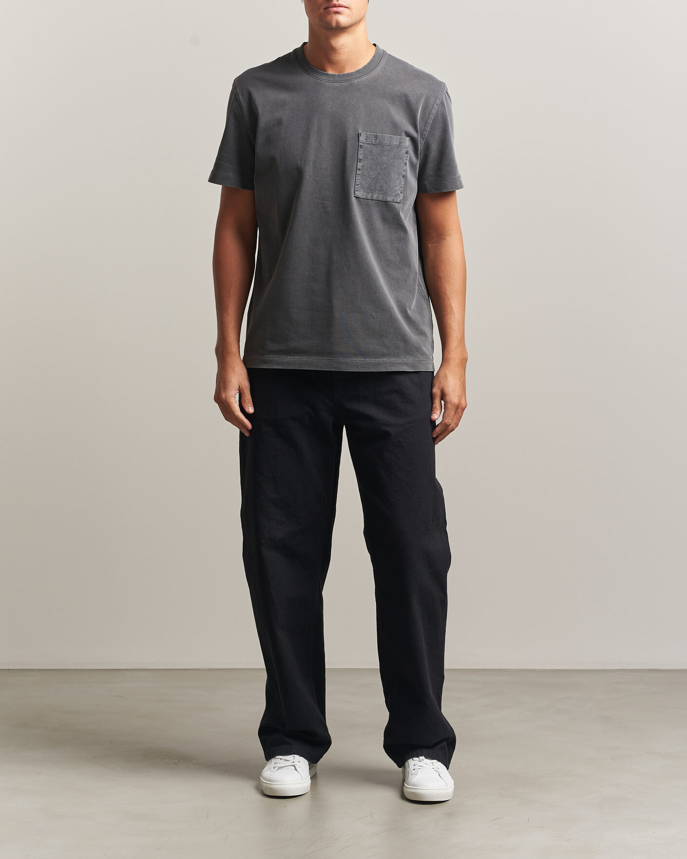 Uomini | T-shirt | Sail Racing | Grinder Corduroy T-Shirt Asphalt