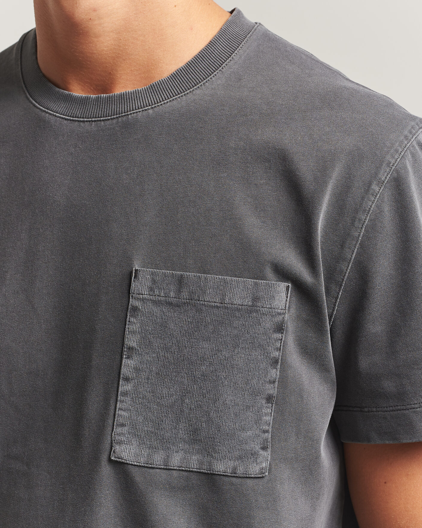 Uomini | T-shirt | Sail Racing | Grinder Corduroy T-Shirt Asphalt