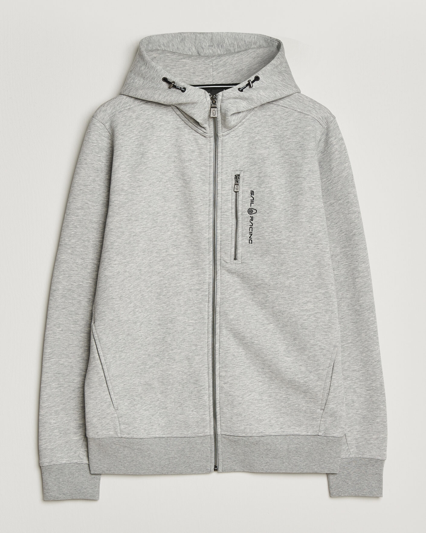 Uomini | Maglieria | Sail Racing | Bowman Full Zip Hoodie Grey Melnage