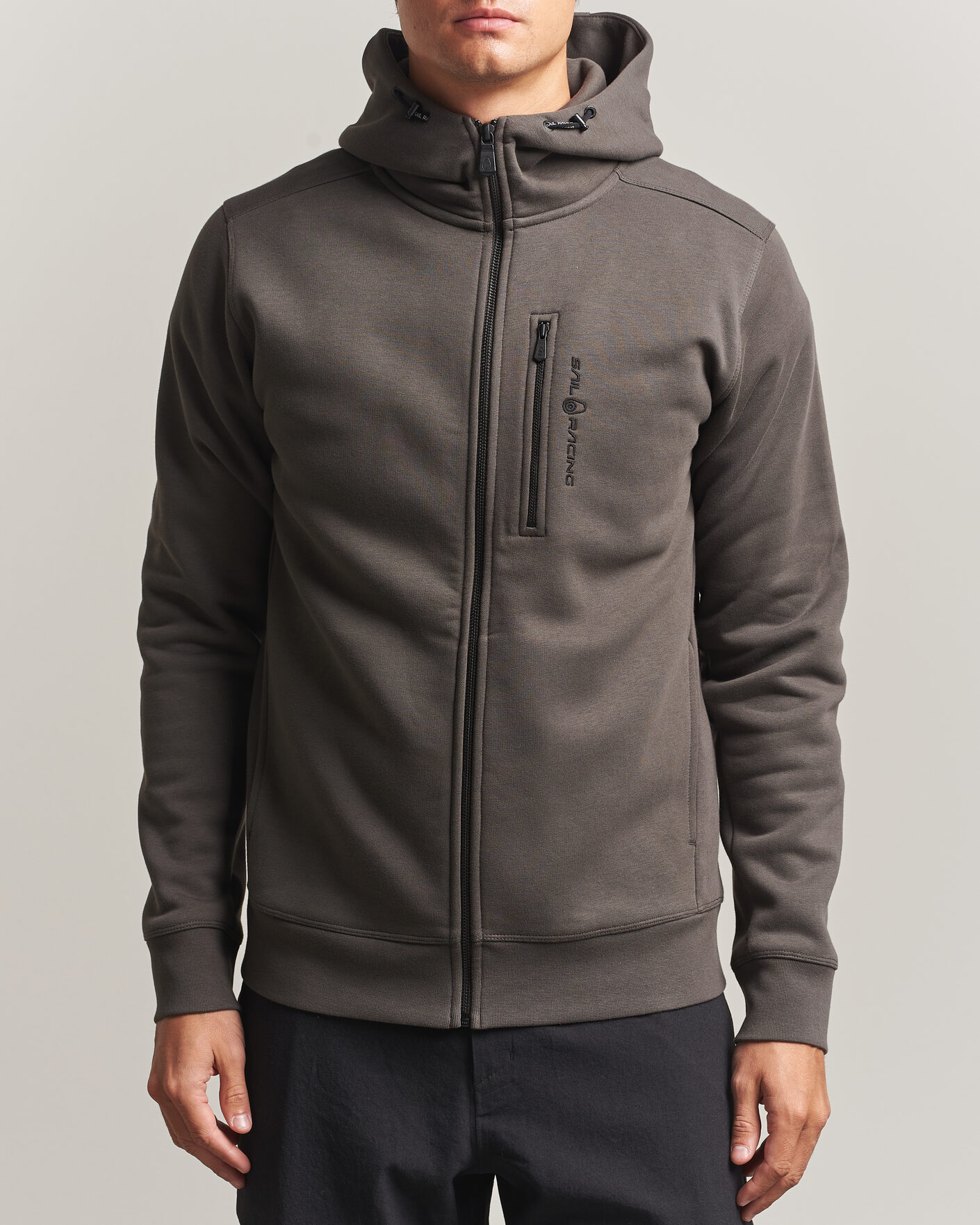 Uomini | Maglieria | Sail Racing | Bowman Full Zip Hoodie Asphalt