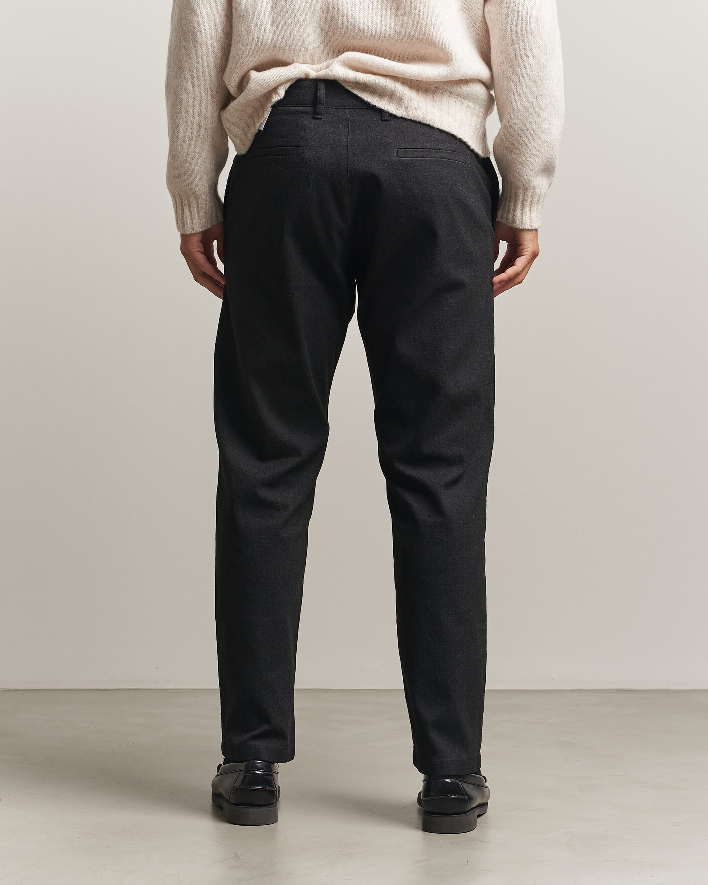 Uomini | Pantaloni | NN07 | Aden Brushed Cotton Trousers Black Multi