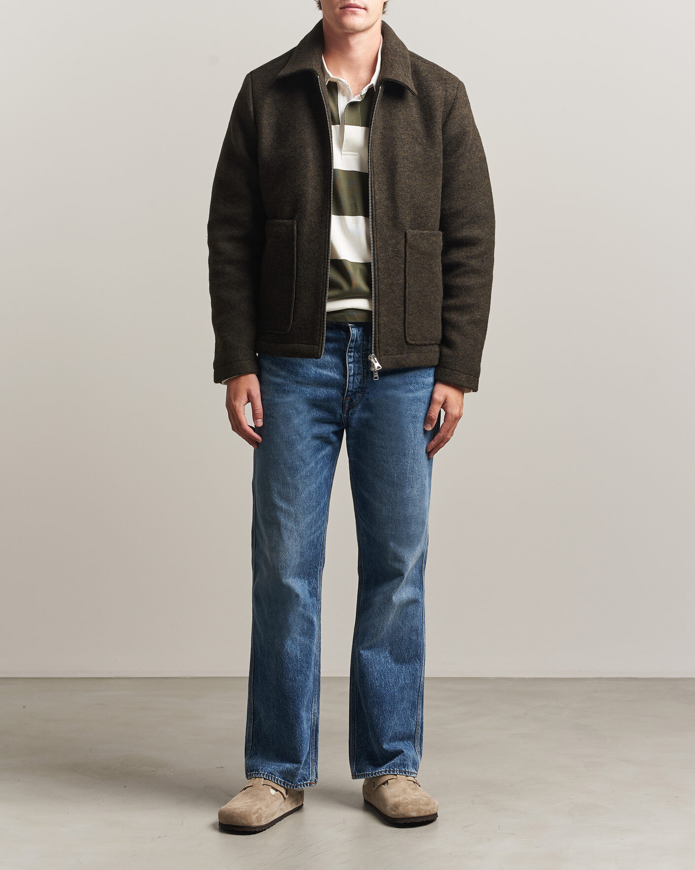 Uomini | Giacche | NN07 | Gael Jacket Dark Army