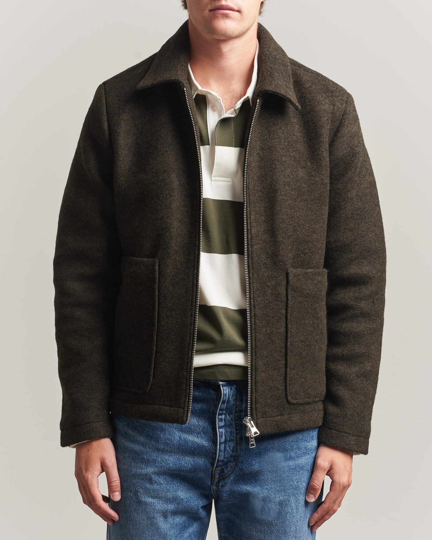 Uomini | Giacche | NN07 | Gael Jacket Dark Army
