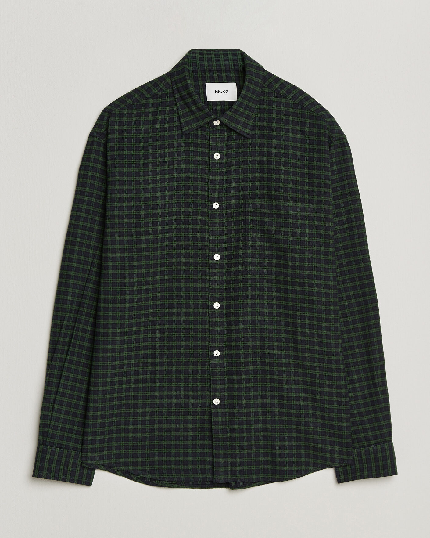 Uomini | Camicie | NN07 | Deon Flannel Shirt Eden Check