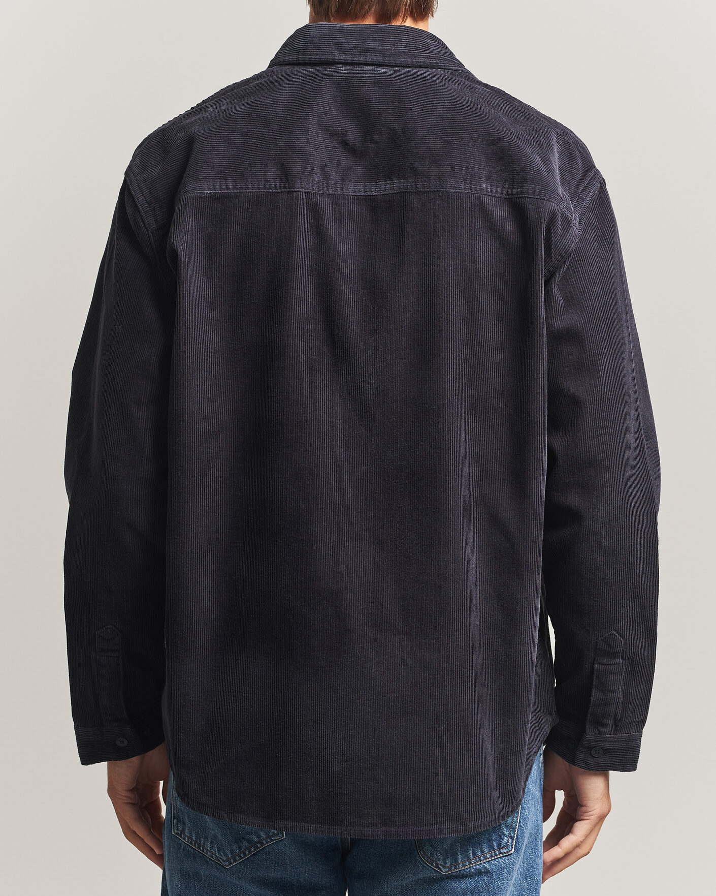 Uomini | Camicie | NN07 | Casper Corduroy Overshirt Deep Navy