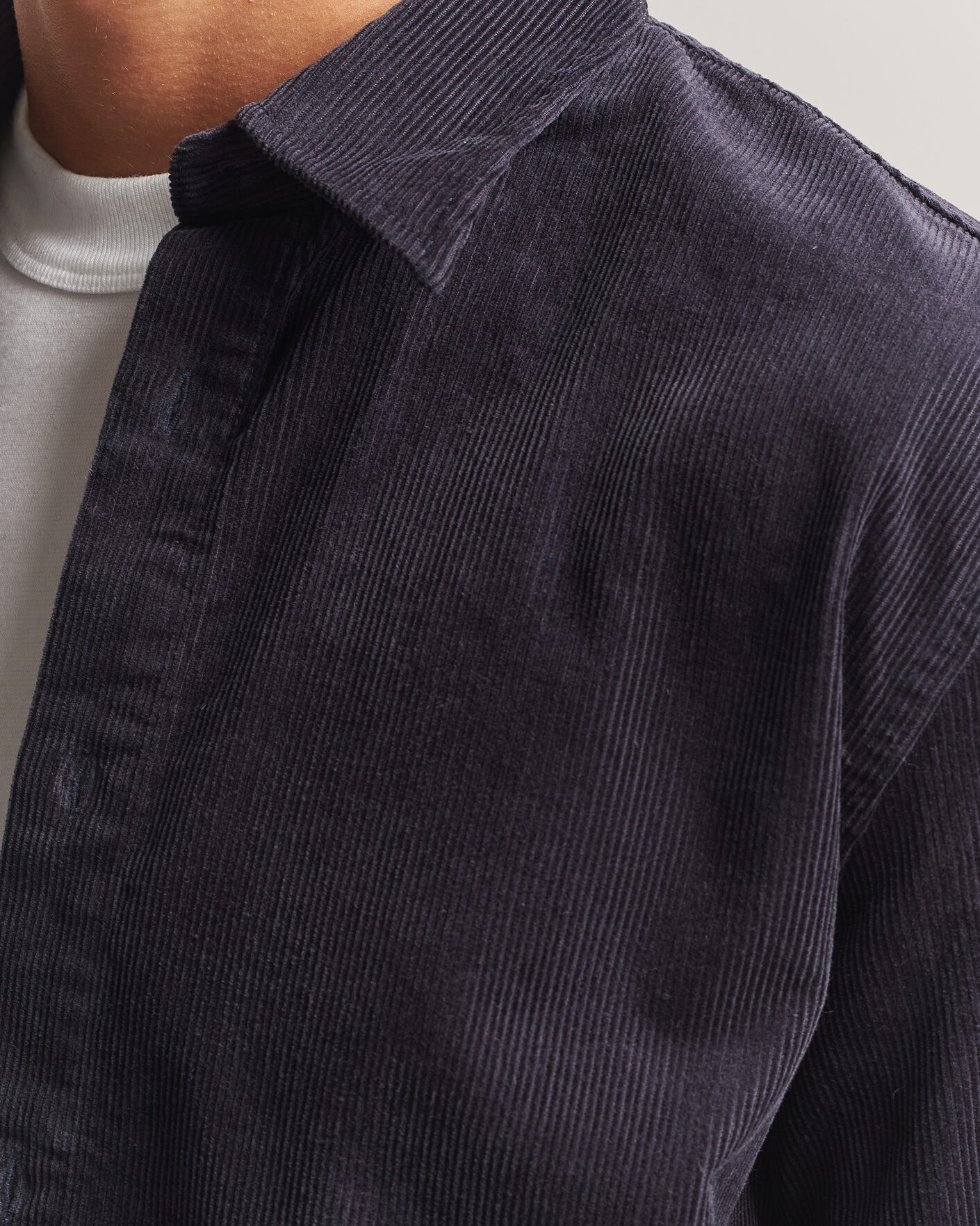 Uomini | Camicie | NN07 | Casper Corduroy Overshirt Deep Navy