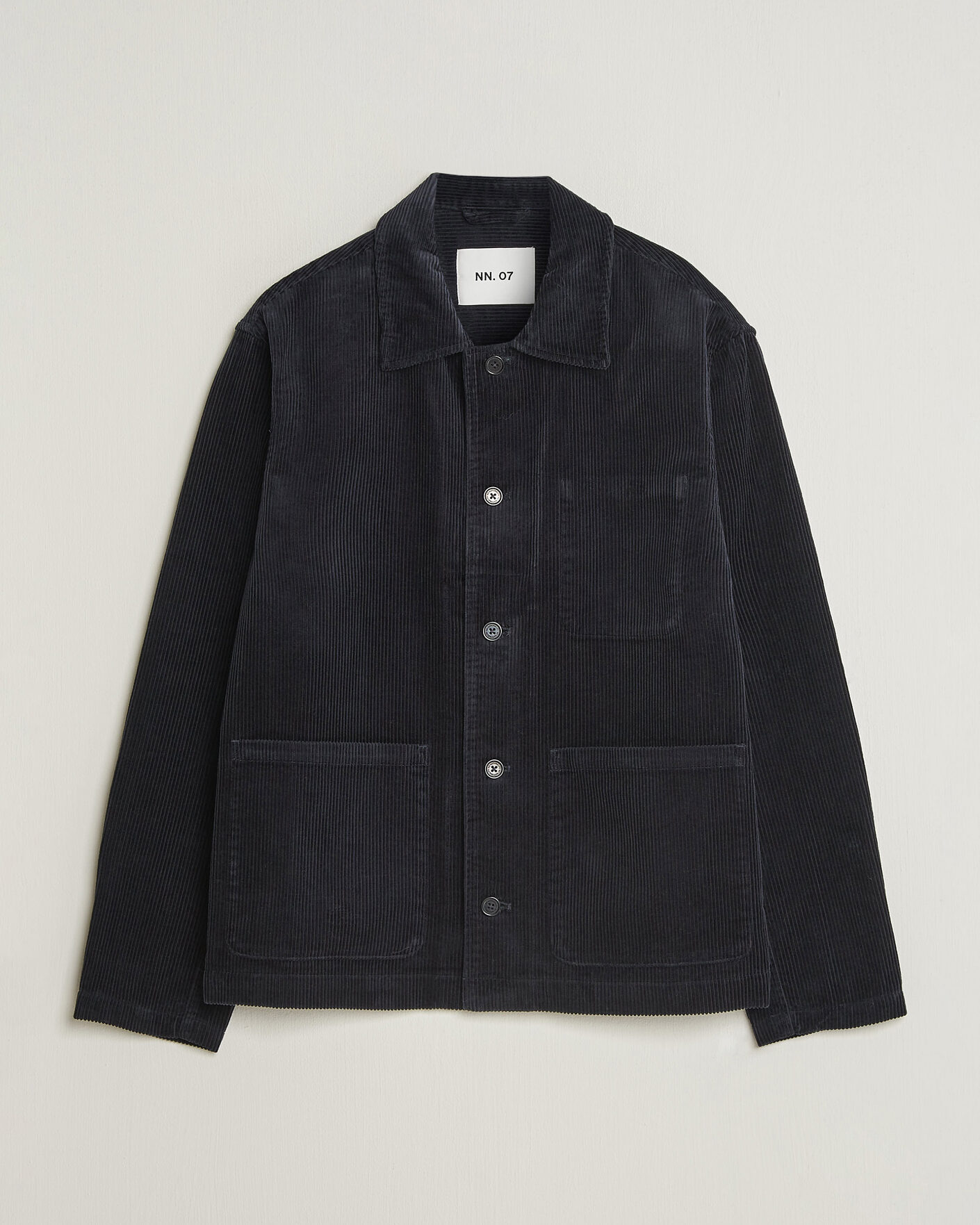 Uomini | Camicie | NN07 | Morgan Corduroy Overshirt Deep Navy