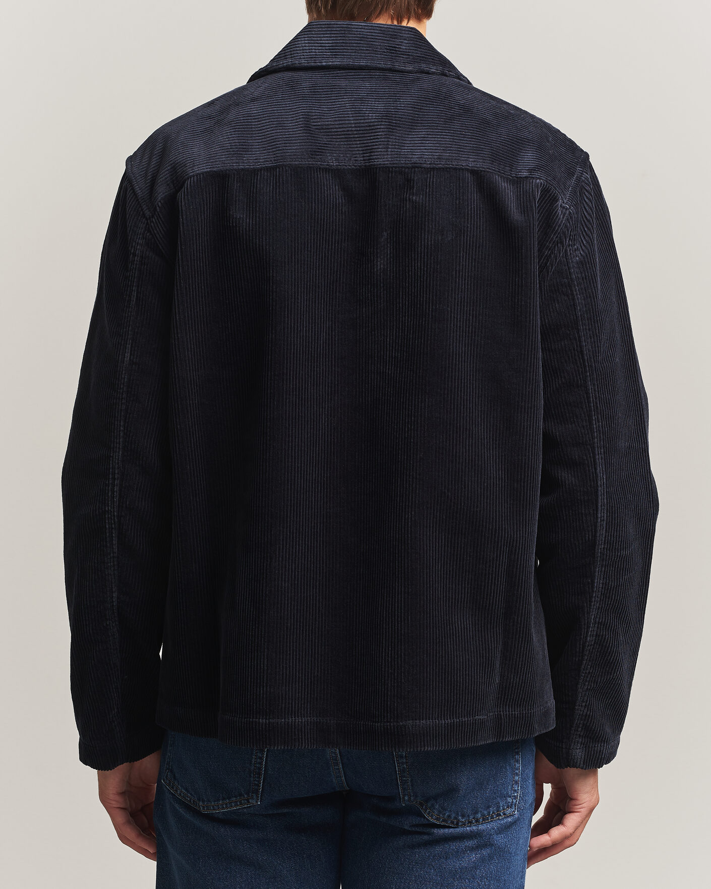 Uomini | Camicie | NN07 | Morgan Corduroy Overshirt Deep Navy