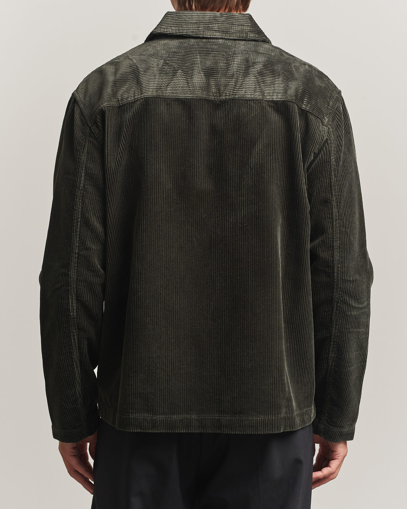 Uomini | Camicie | NN07 | Morgan Corduroy Overshirt Dark Army