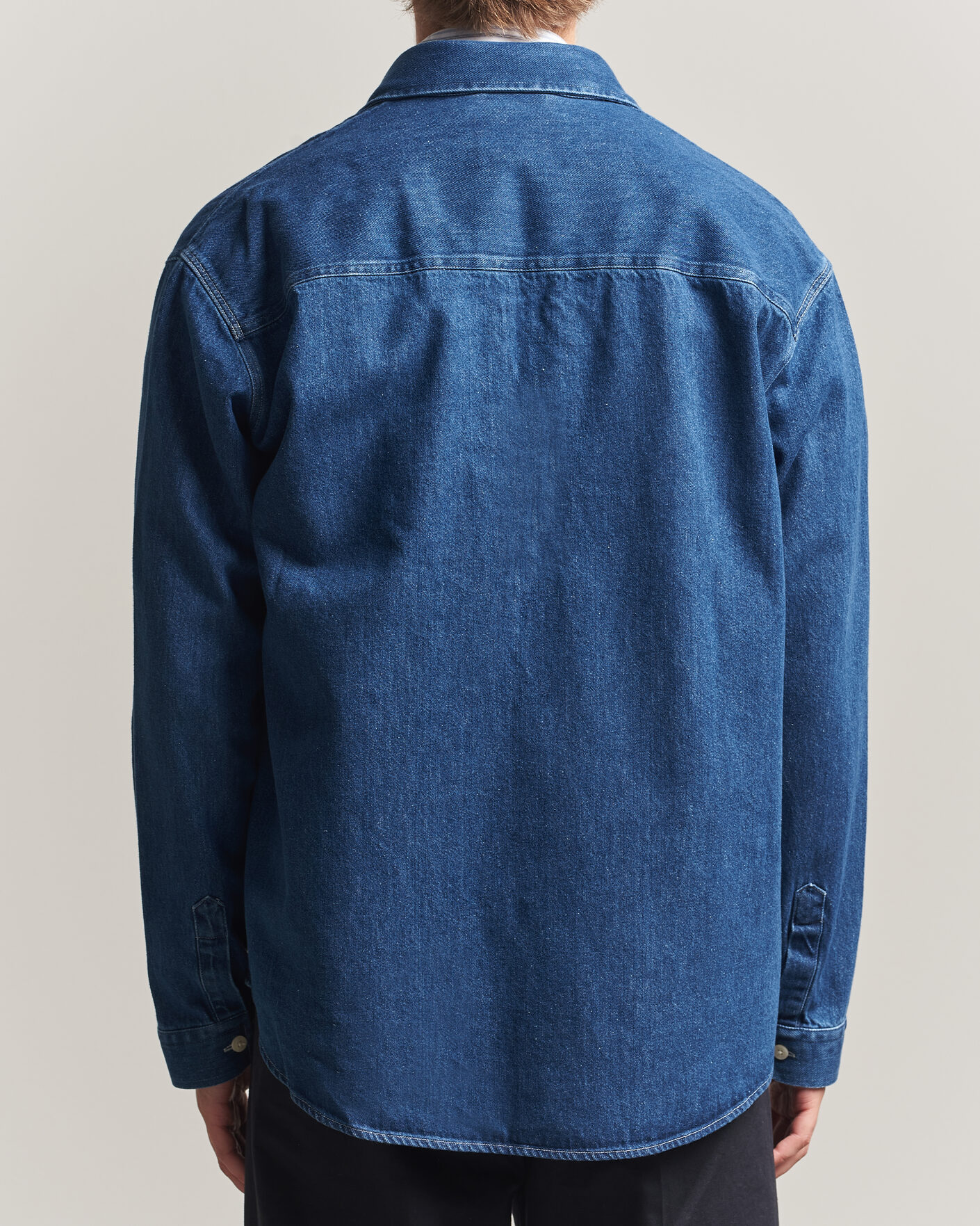Uomini | Camicie | NN07 | Casper Denim Overshirt Medium Indigo
