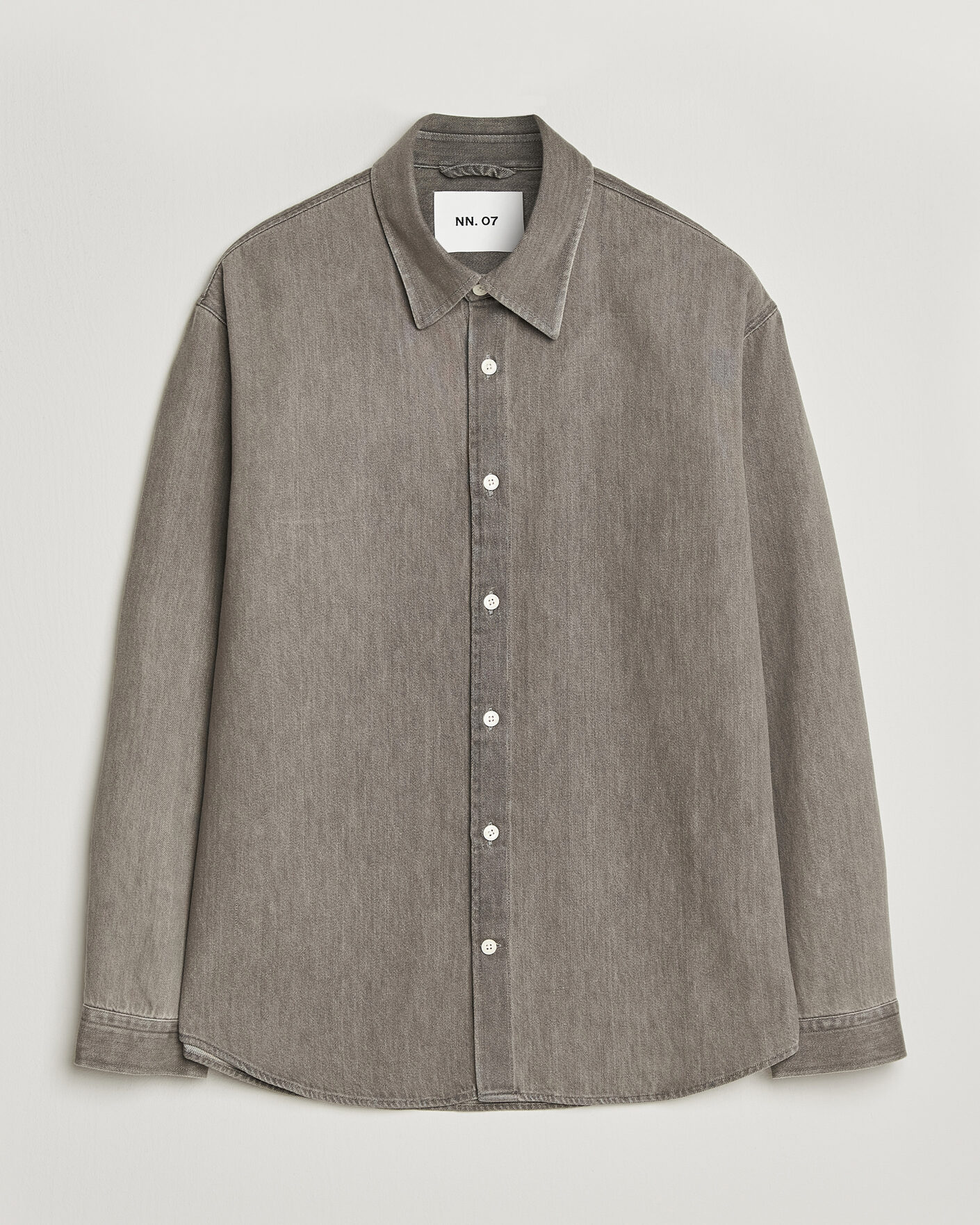 Uomini | Camicie | NN07 | Casper Denim Overshirt Grey