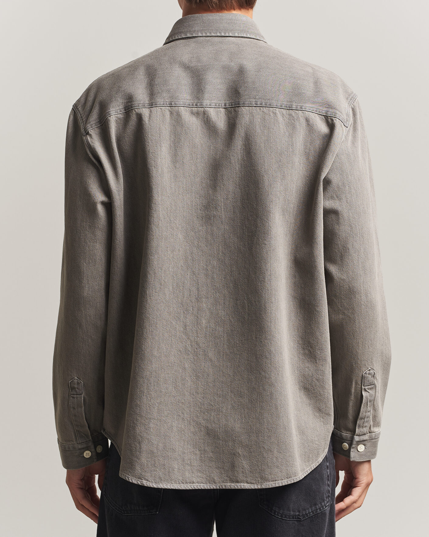 Uomini | Camicie | NN07 | Casper Denim Overshirt Grey