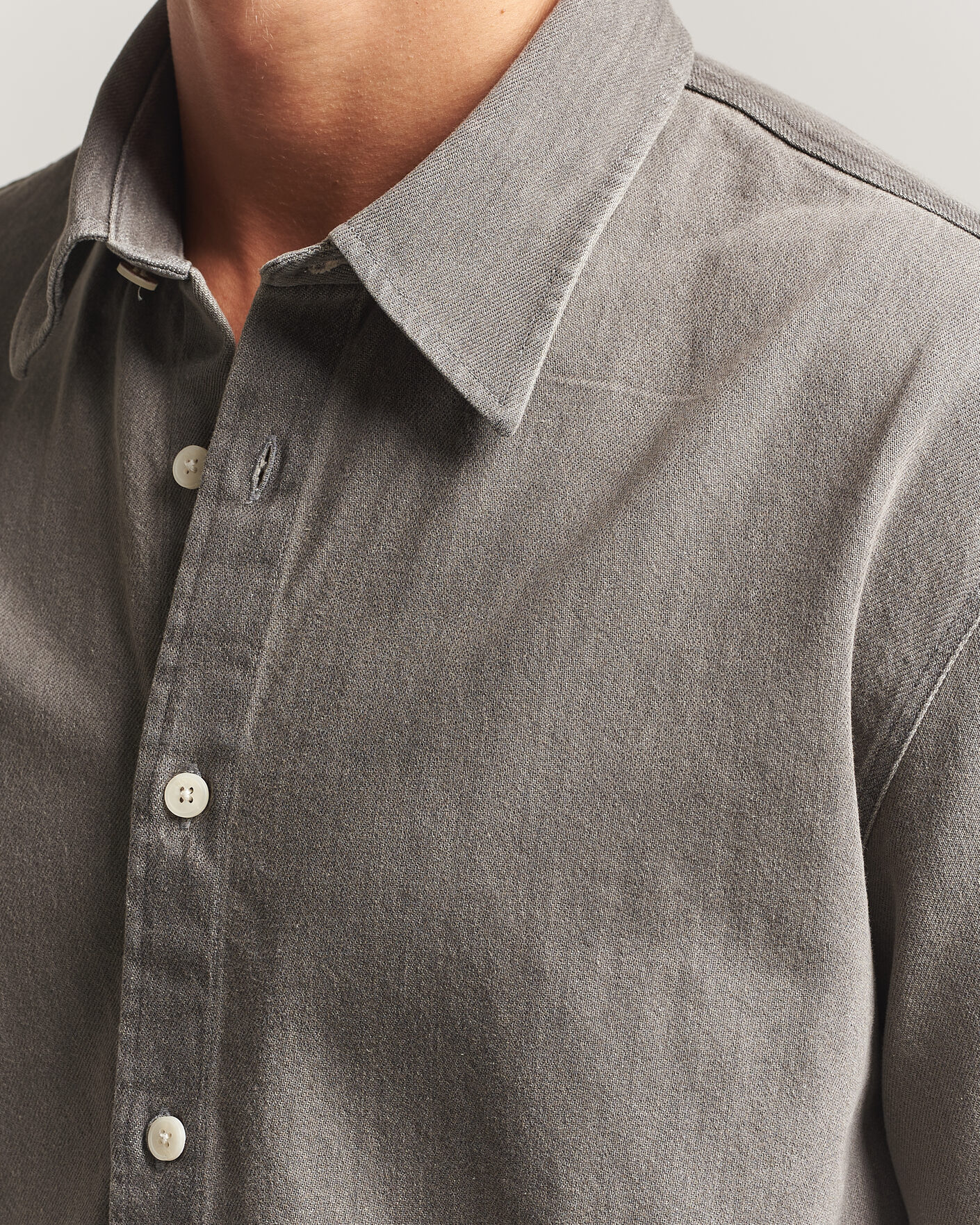 Uomini | Camicie | NN07 | Casper Denim Overshirt Grey