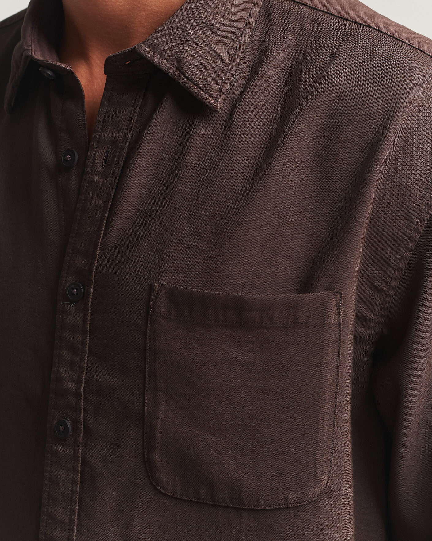 Uomini | Camicie | NN07 | Deon Viscose Shirt Deep Truffle