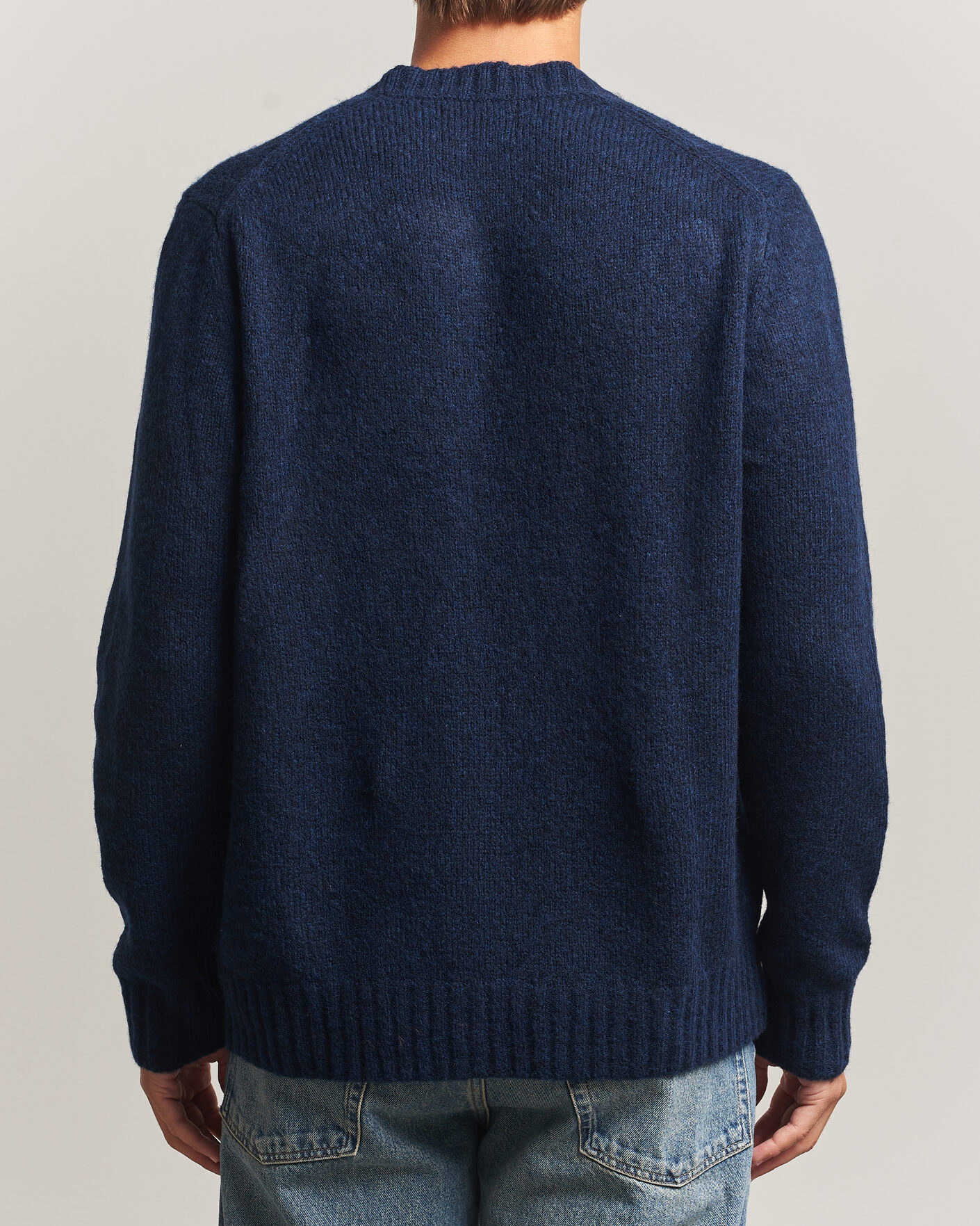Uomini | Maglieria | NN07 | Lee Wool Knitted Sweater Navy Blue