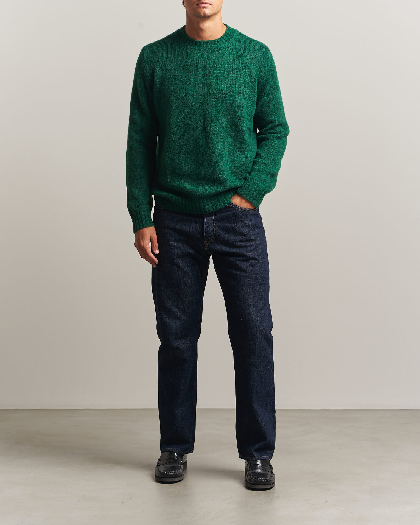Uomini | Maglieria | NN07 | Lee Wool Knitted Sweater Eden Green